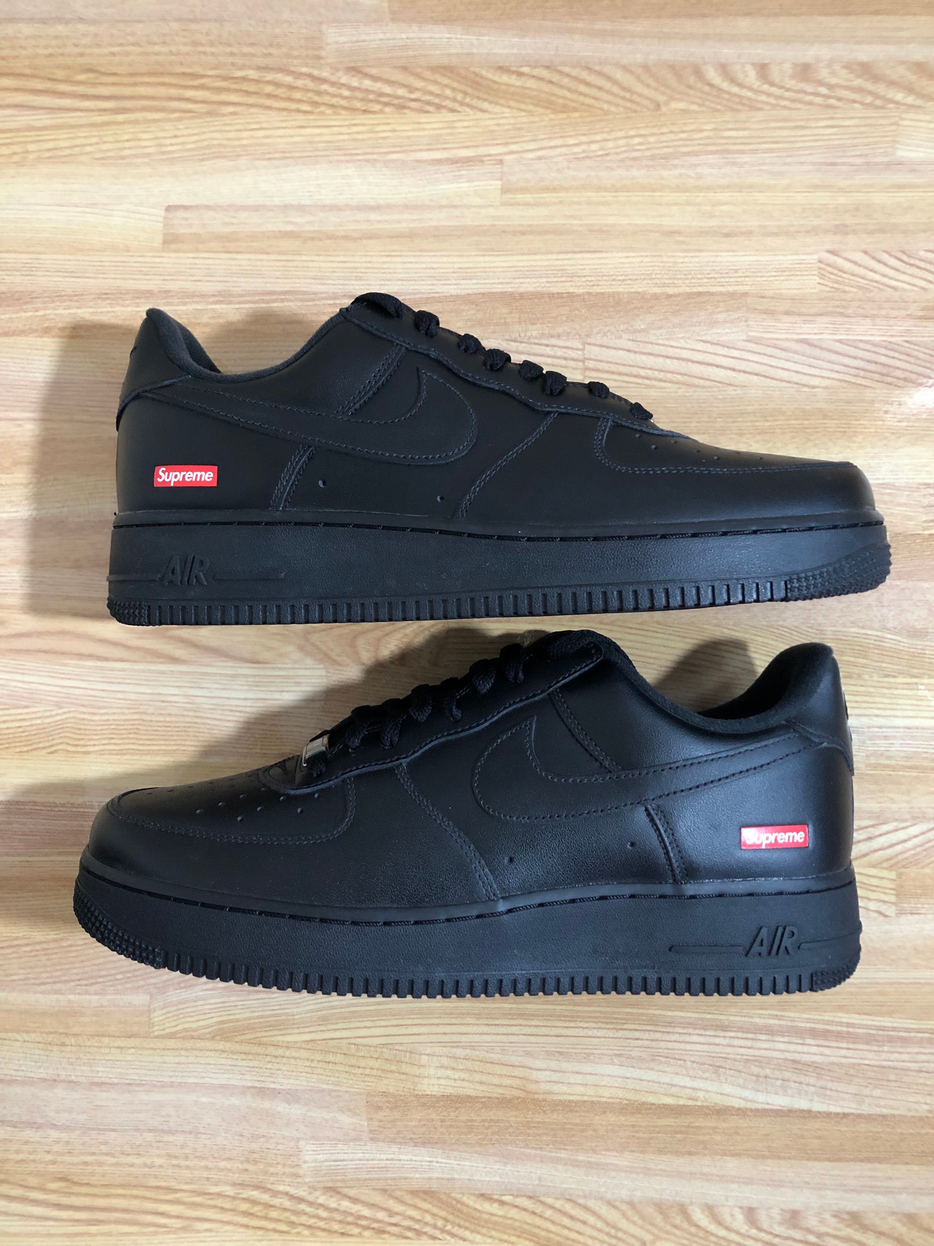 Supreme × Nike Air Force 1 Low "Black"