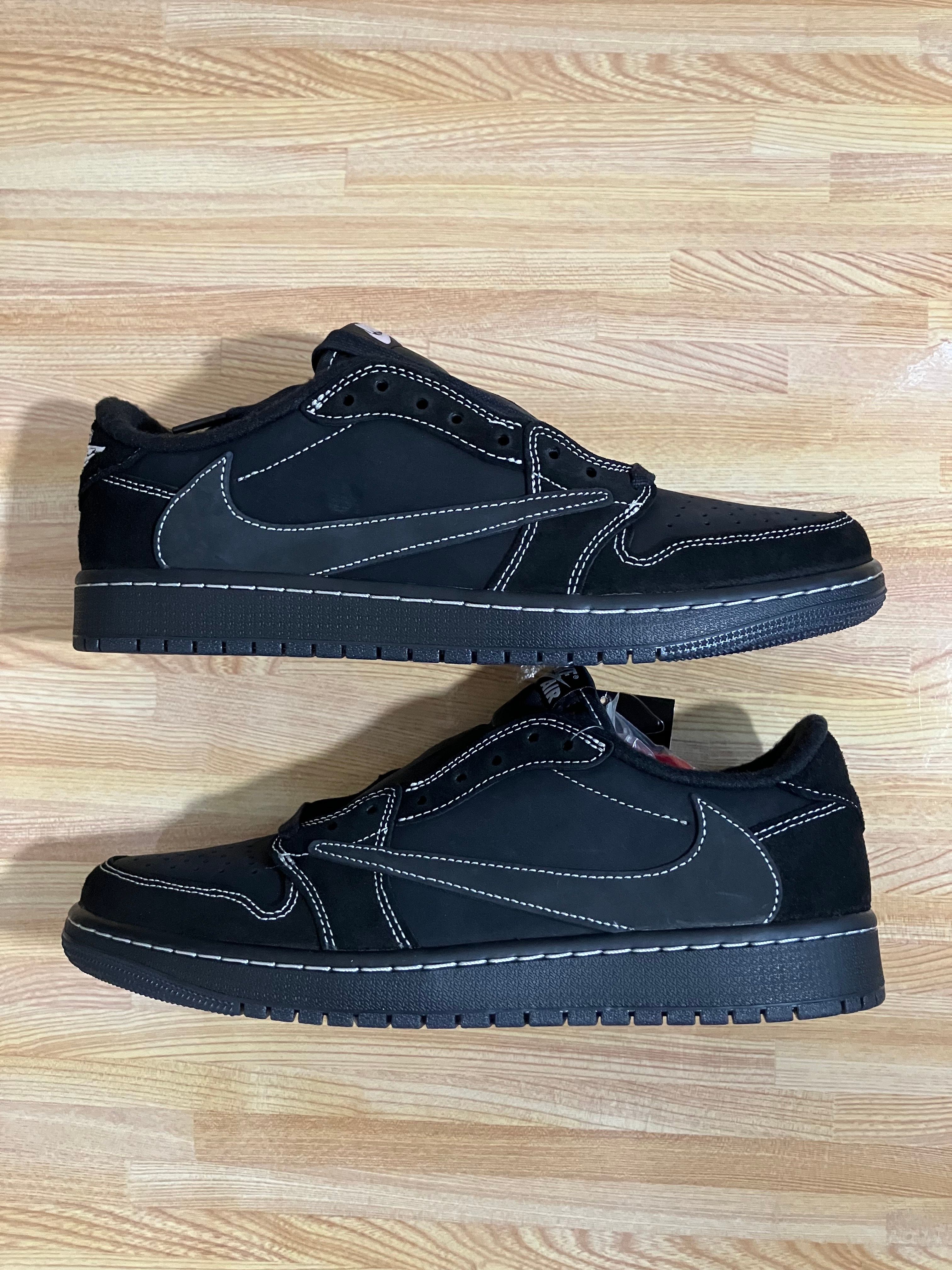 Travis Scott × Nike Air Jordan 1 Low OG SP "Black Phantom"