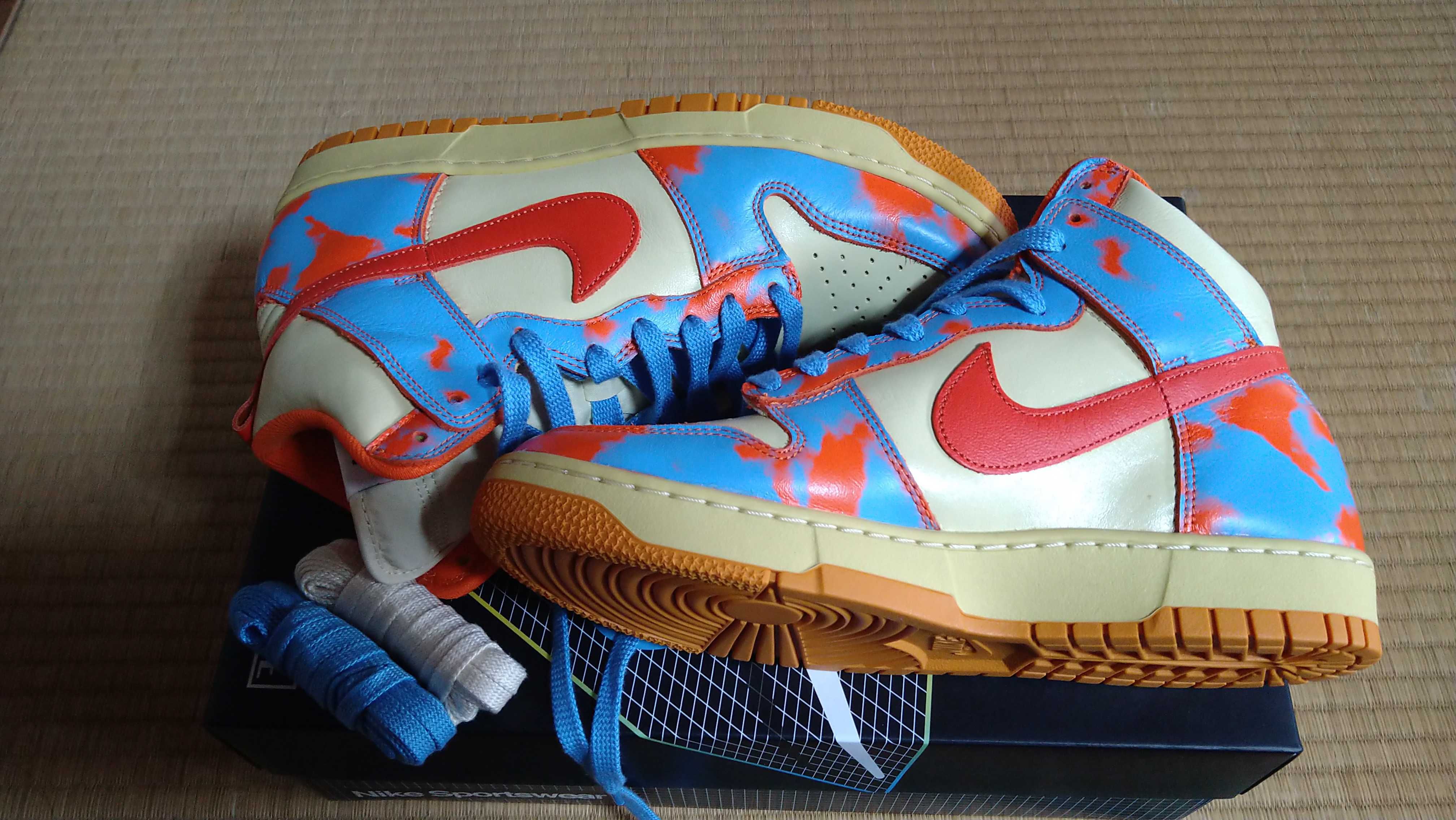 Nike Dunk High 1985 SP "Orange Acid Wash"