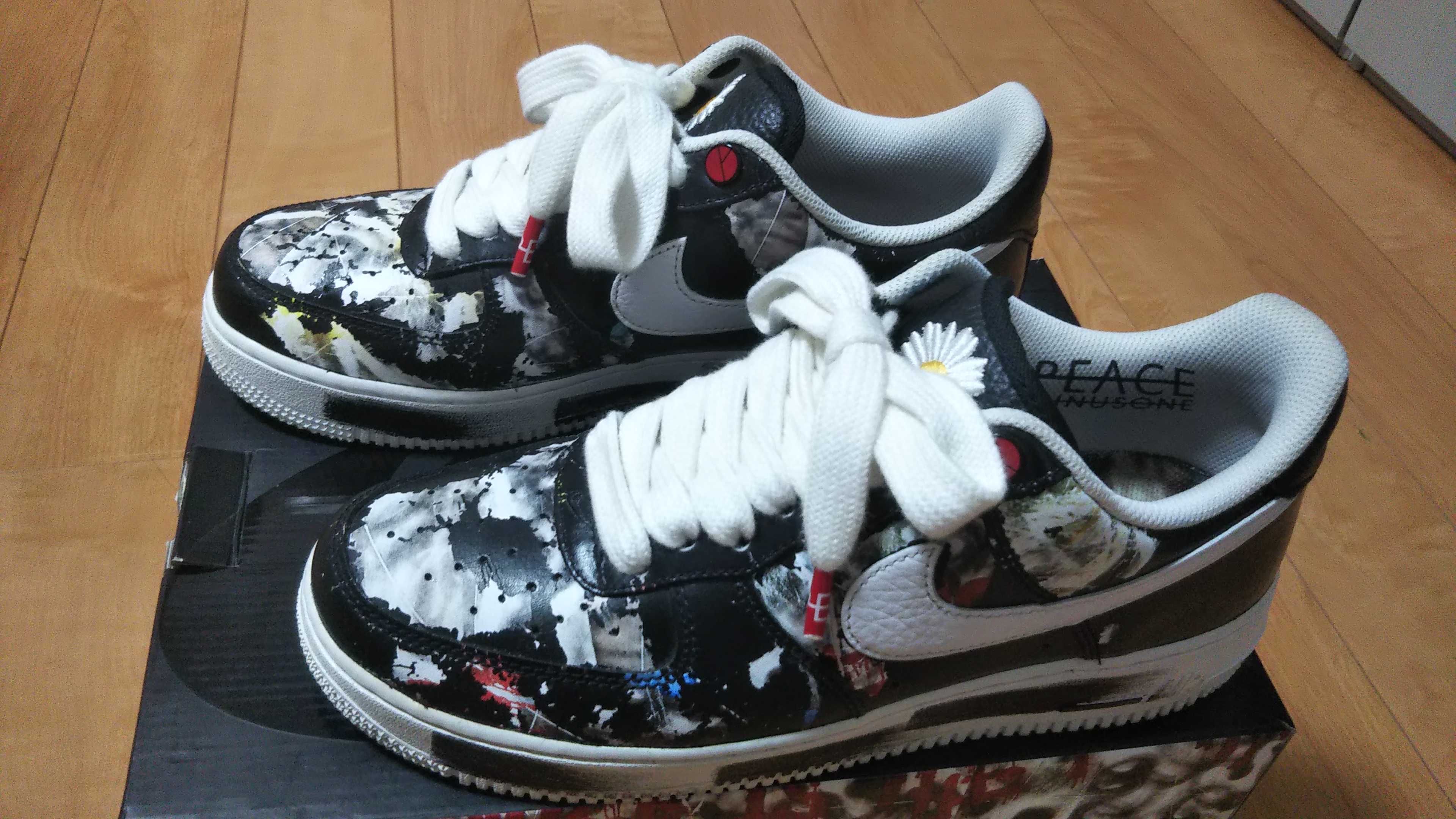 PEACEMINUSONE × Nike Air Force 1 Low Para Noise "Black" / G-DRAGON