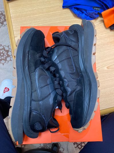 sacai × Nike VaporWaffle "Black Gum"