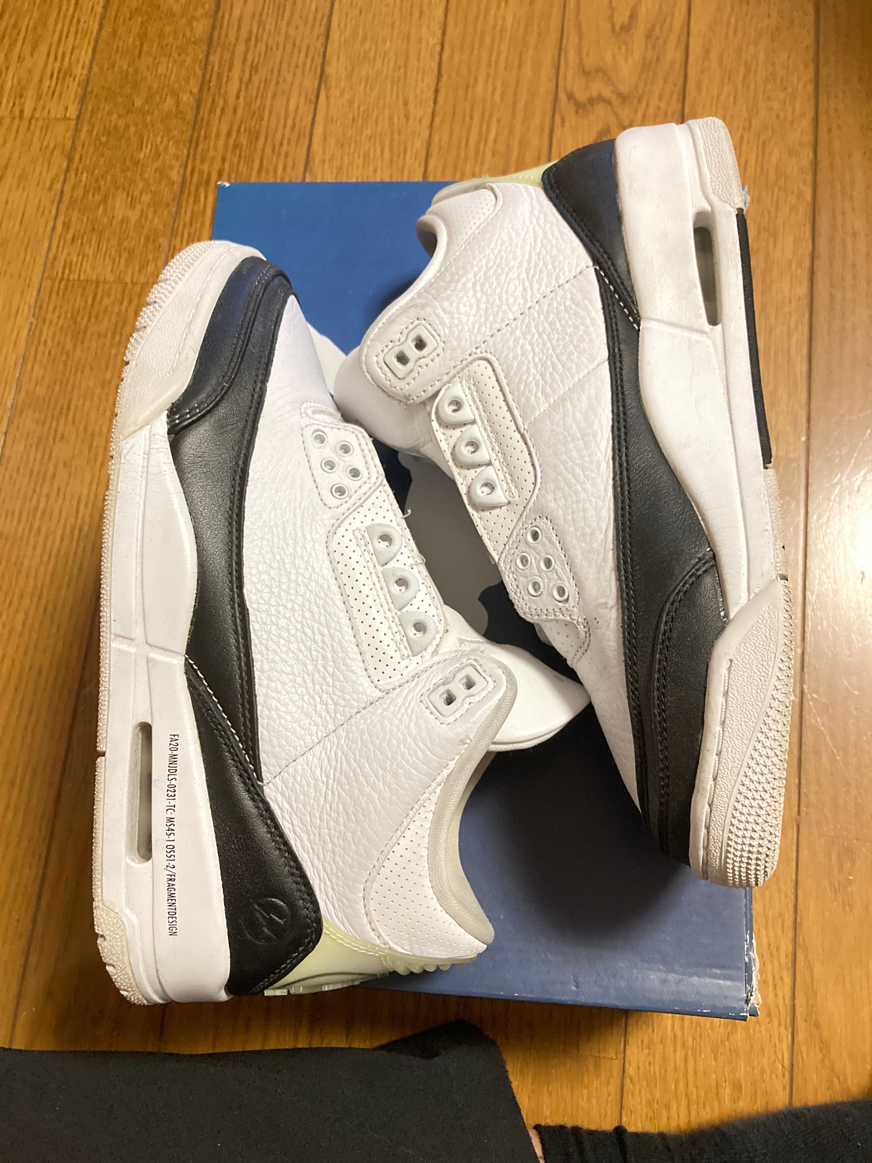 Fragment × Nike Air Jordan 3 "White/Black"
