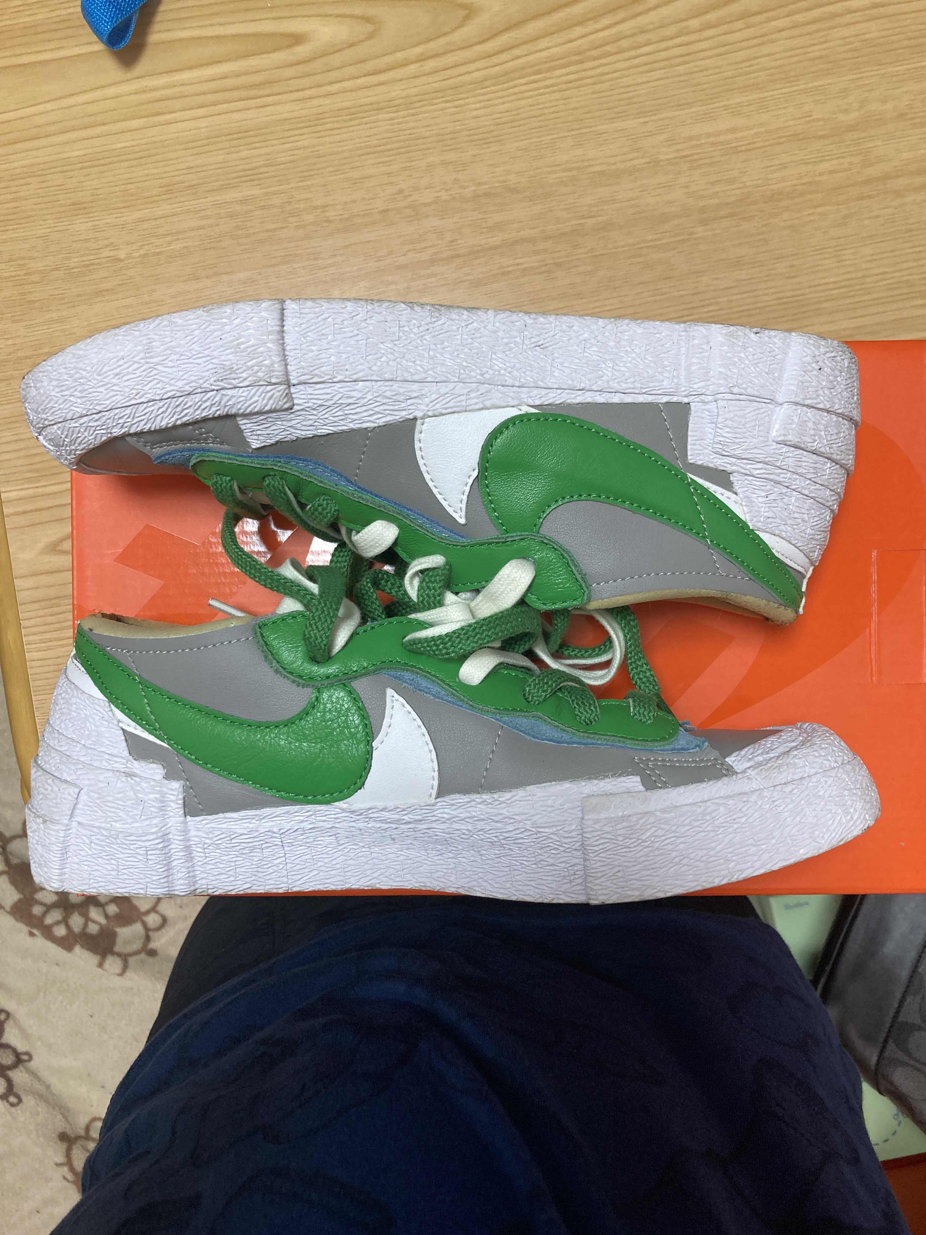 sacai × Nike Blazer Low "Classic Green"