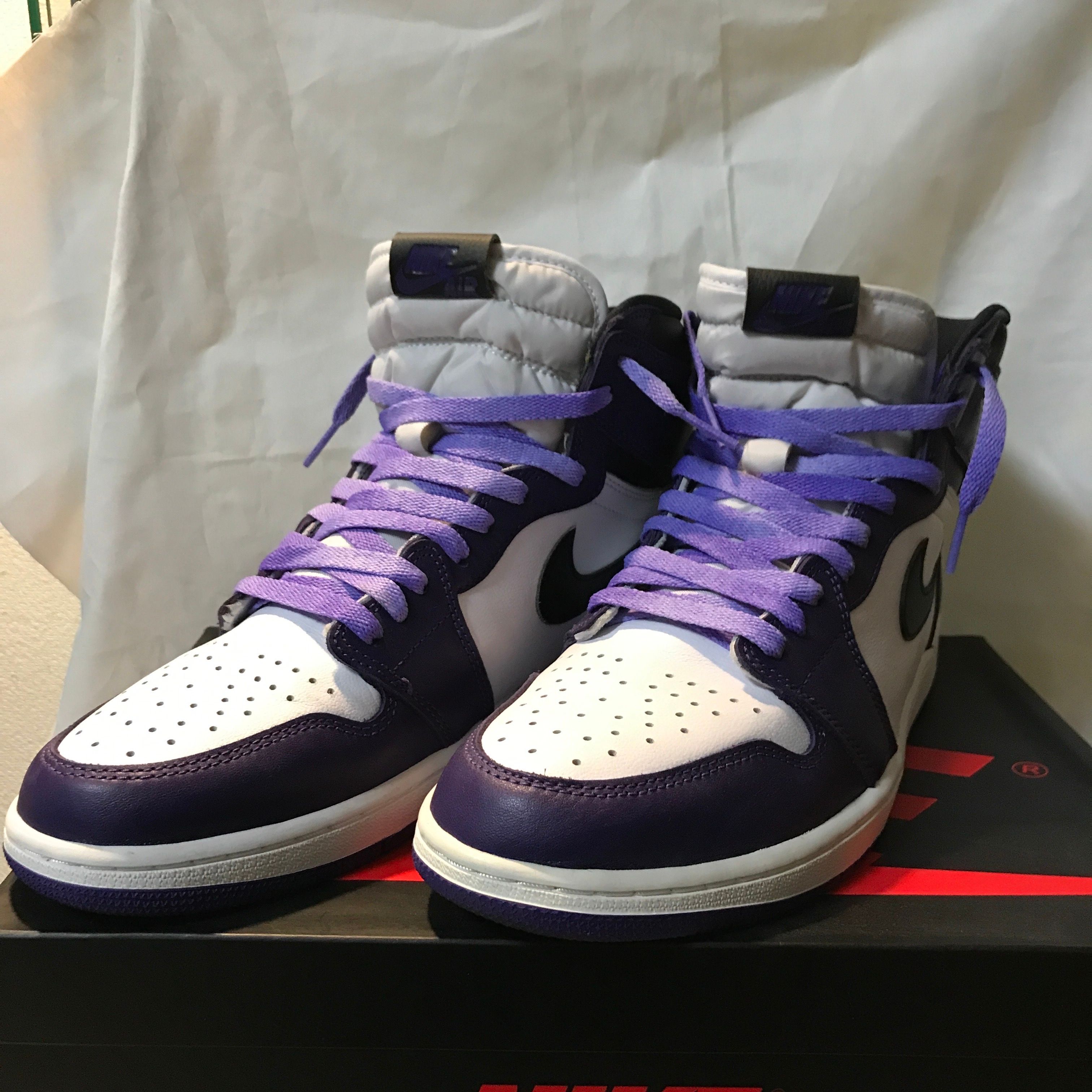 Nike Air Jordan 1 Retro High OG "Court Purple White/Black" (2020)   