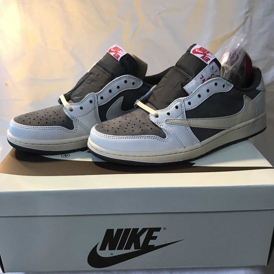 Travis Scott × Nike Air Jordan 1 Low OG SP "Reverse Mocha/Sail and Ridgerock"