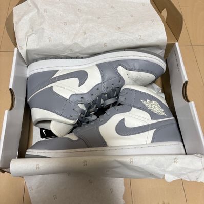 Nike Women's Air Jordan 1 Mid "Grey/Sail"