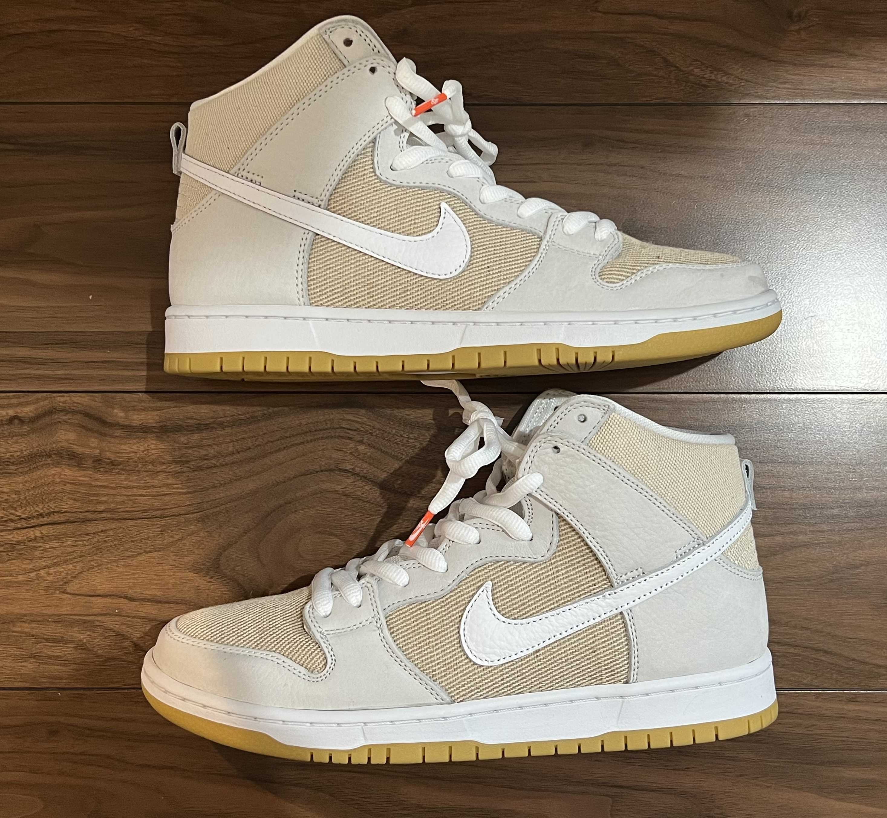 Nike SB Dunk High Pro ISO "Orange Label Unbleached Natural"