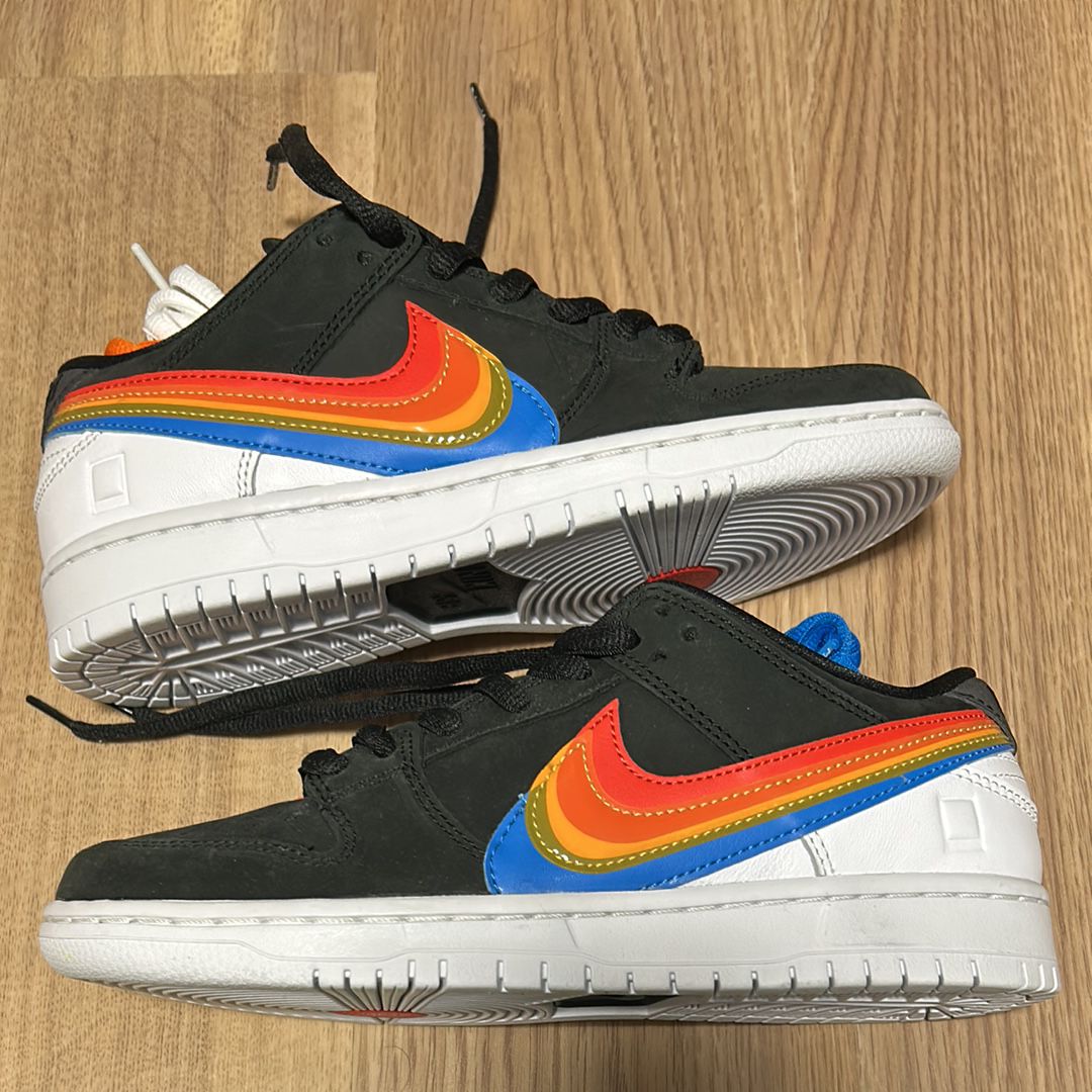 Polaroid × Nike SB Dunk Low Pro QS "Black/White"