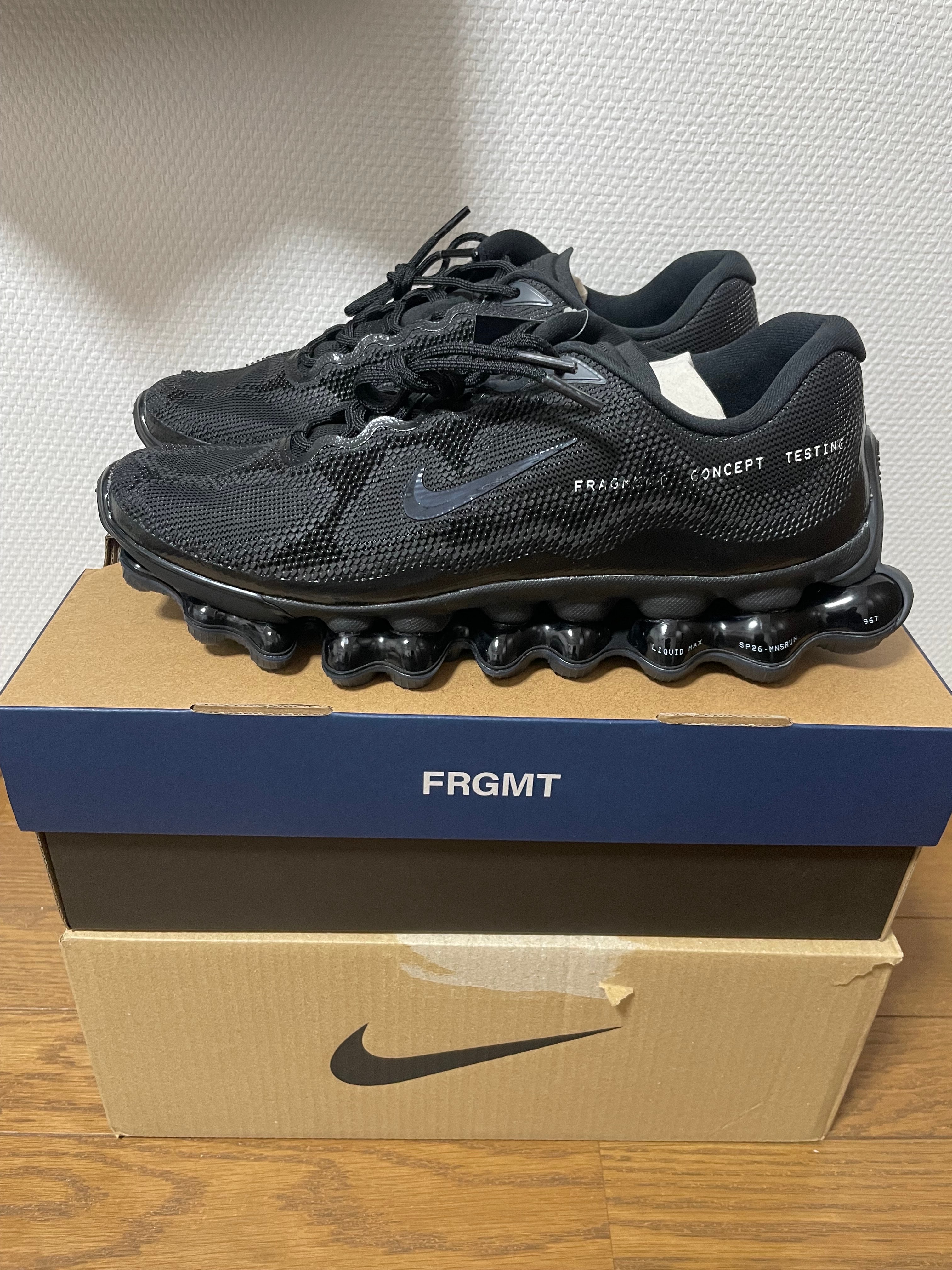 fragment design × Nike Air Liquid Max "Black"