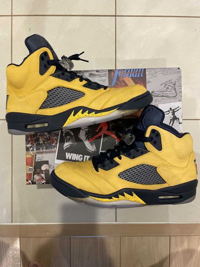 NIKE AIR JORDAN 5 "MICHIGAN"