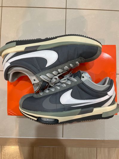 sacai × Nike Zoom Cortez "Iron Grey"