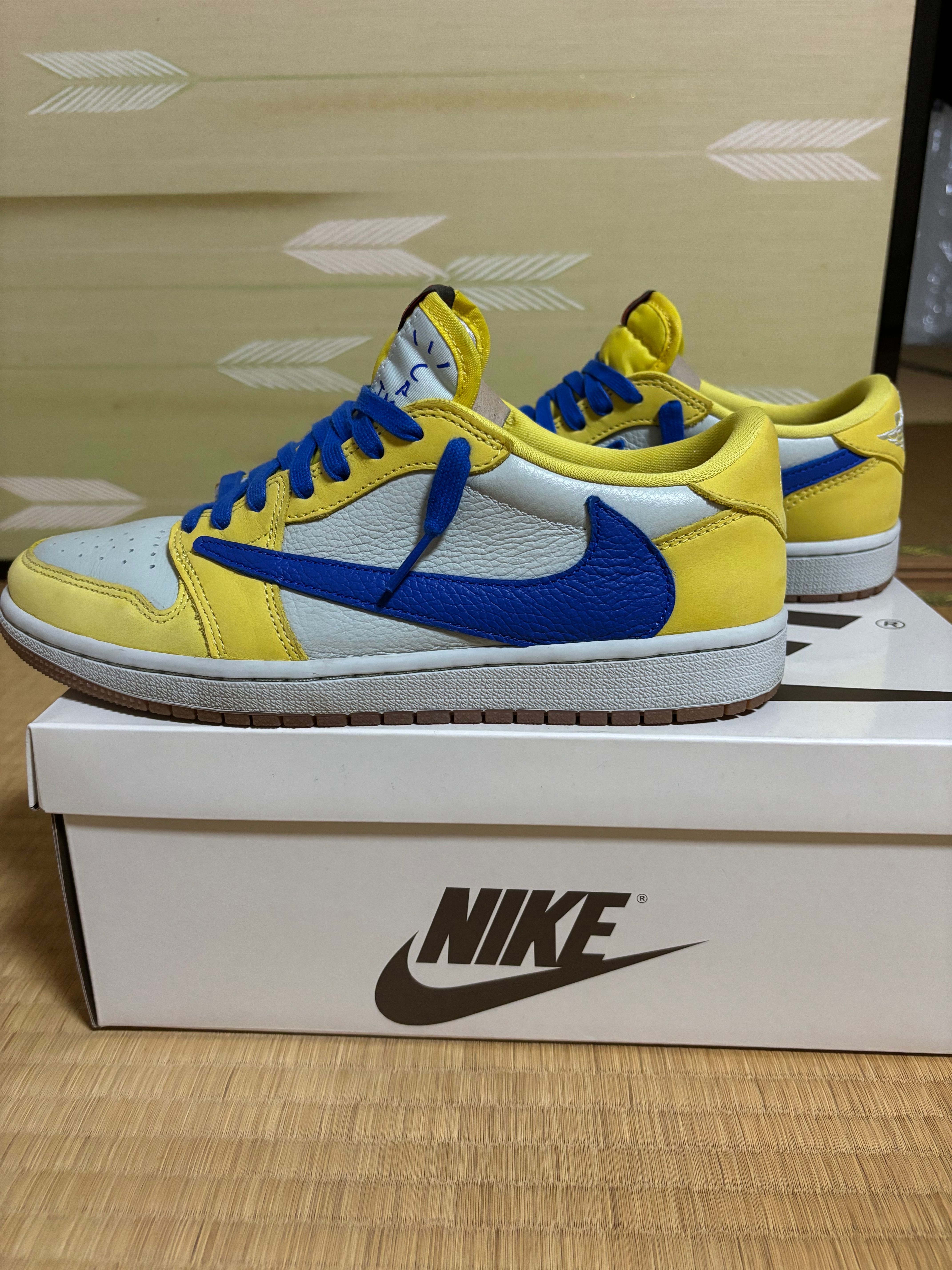 Travis Scott × Nike Women's Air Jordan 1 Retro Low OG "Canary"