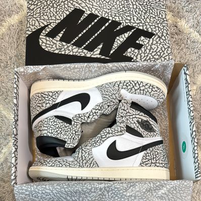 Nike Air Jordan 1 High OG "White Cement/Safari"