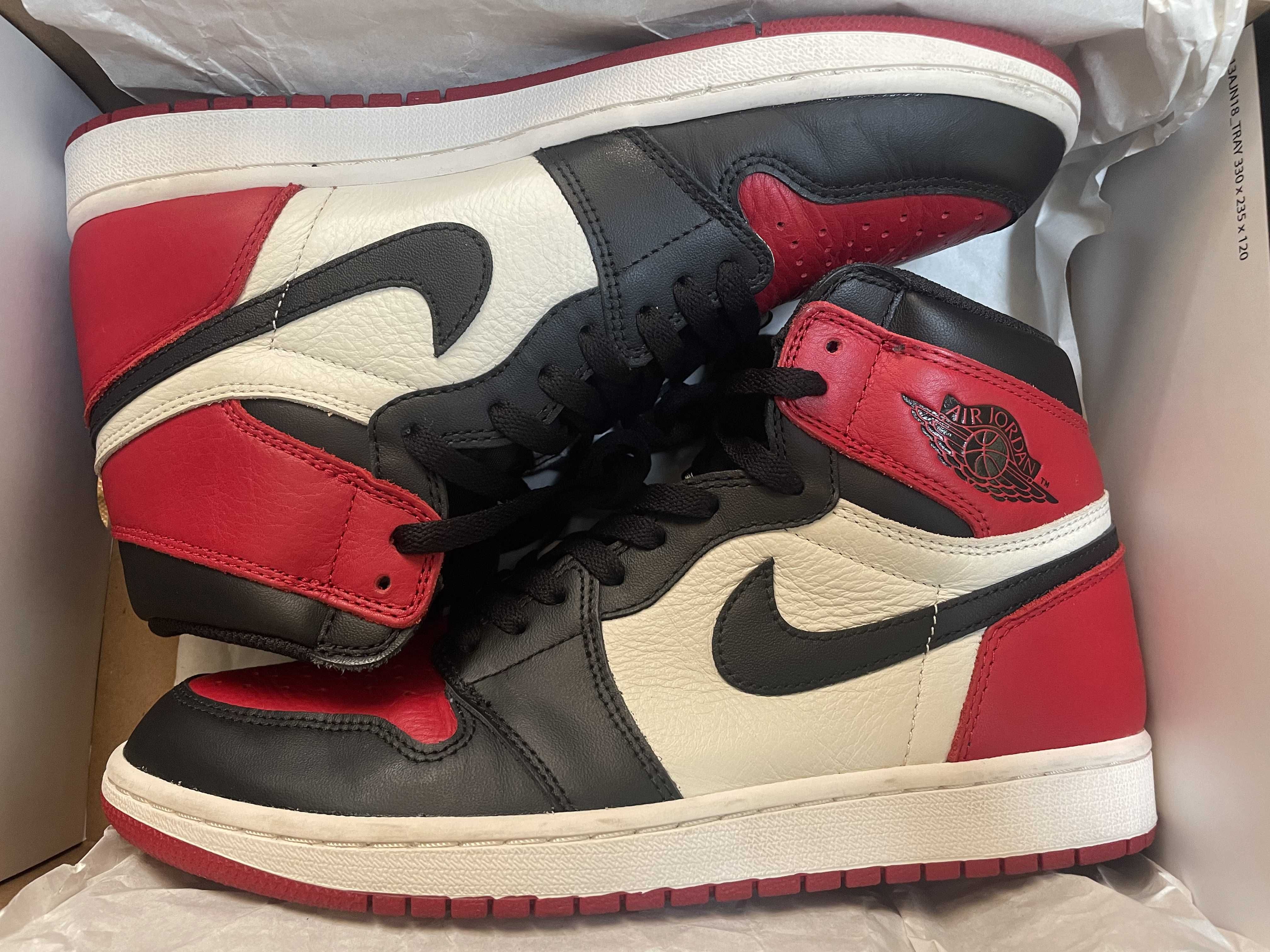 Nike Air Jordan 1 Retro High OG "Bred Toe"
