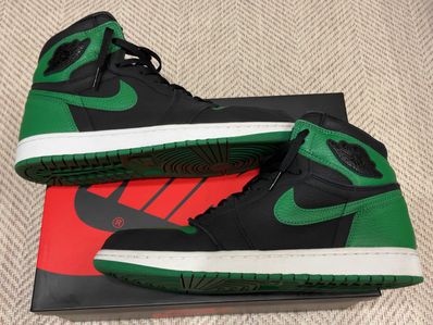 Nike Air Jordan 1 Retro High OG "Black/Pine Green" (2020)