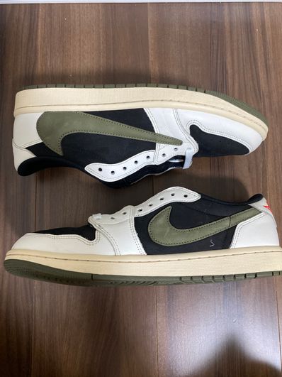 Travis Scott × Nike Women's Air Jordan 1 Low OG "Medium Olive"