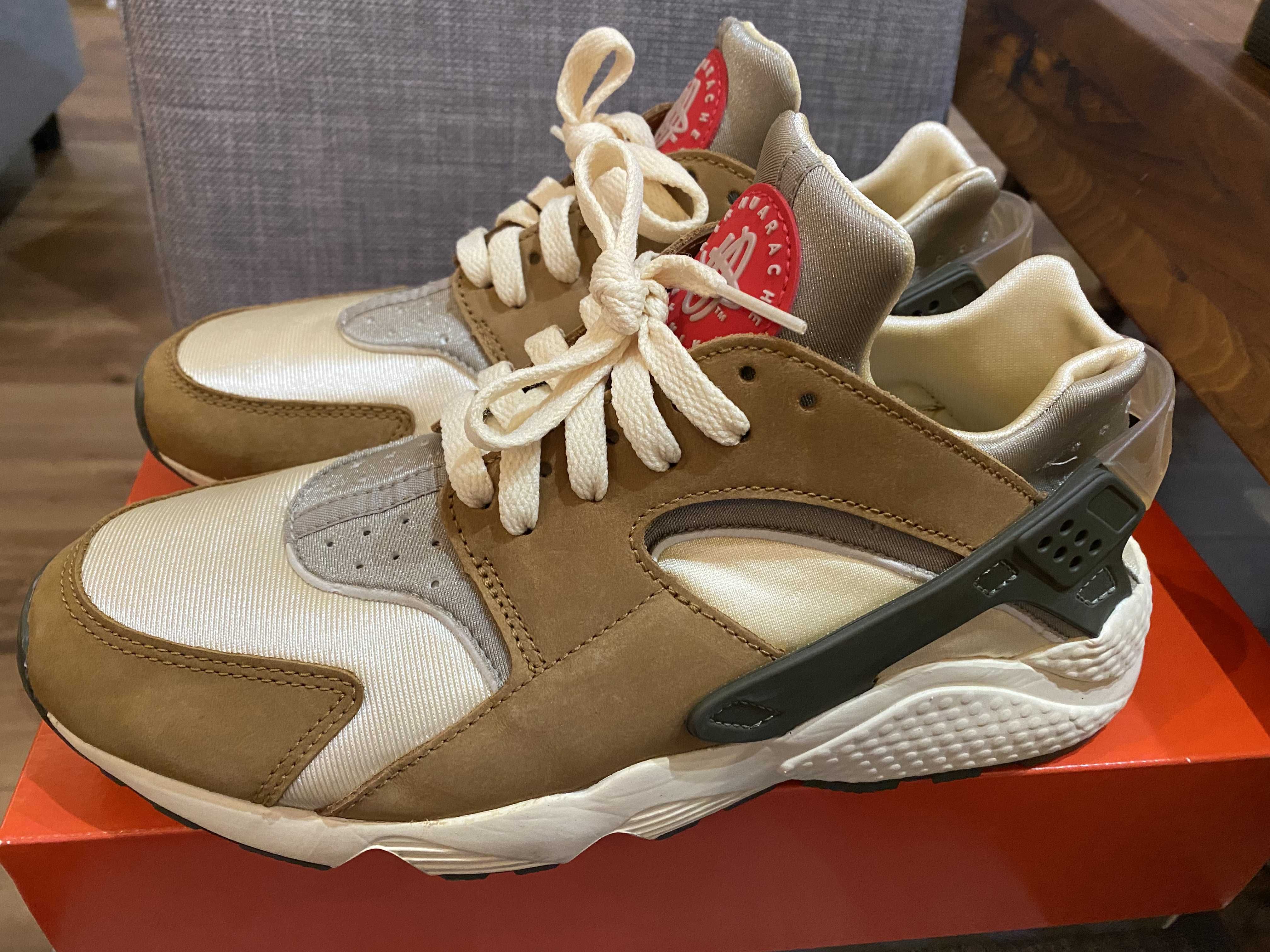 Stussy × Nike Air Huarache "Desert Oak"