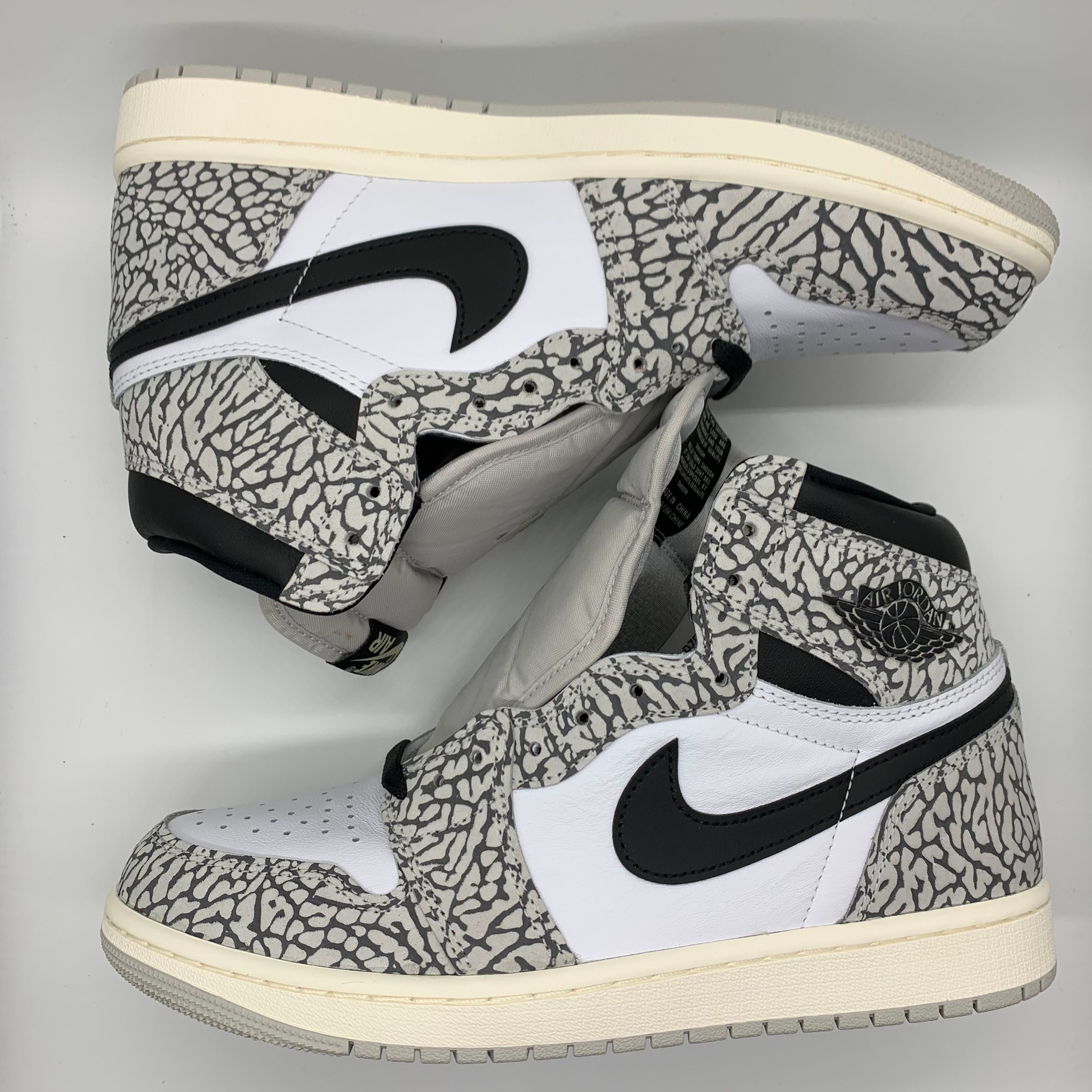 Nike Air Jordan 1 High OG "White Cement/Safari"