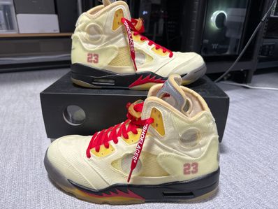 Off-White × Nike Air Jordan 5 "Sail"
