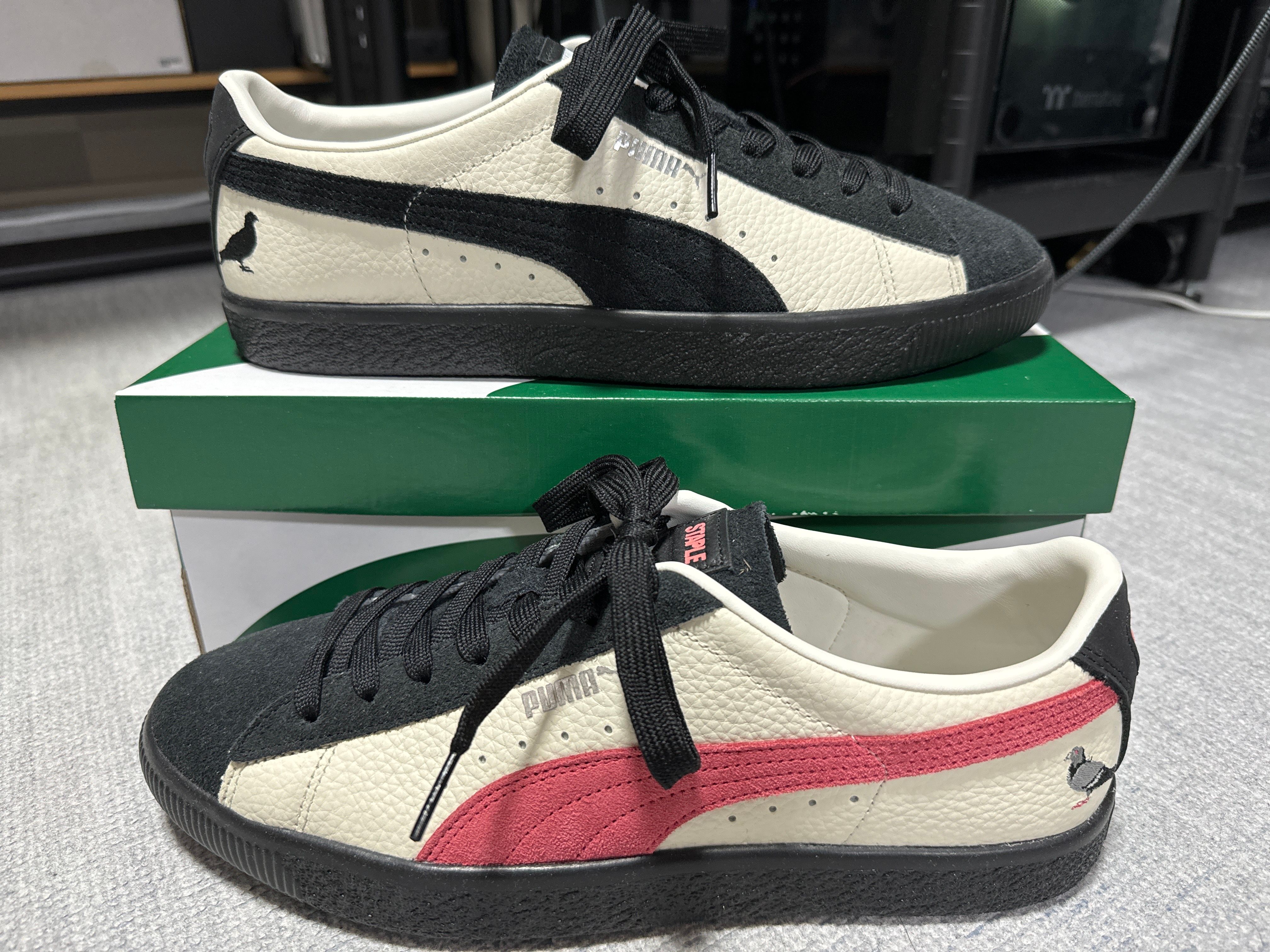 Staple × Atmos × Puma Suede "Beige/Black/Smoke Pink"