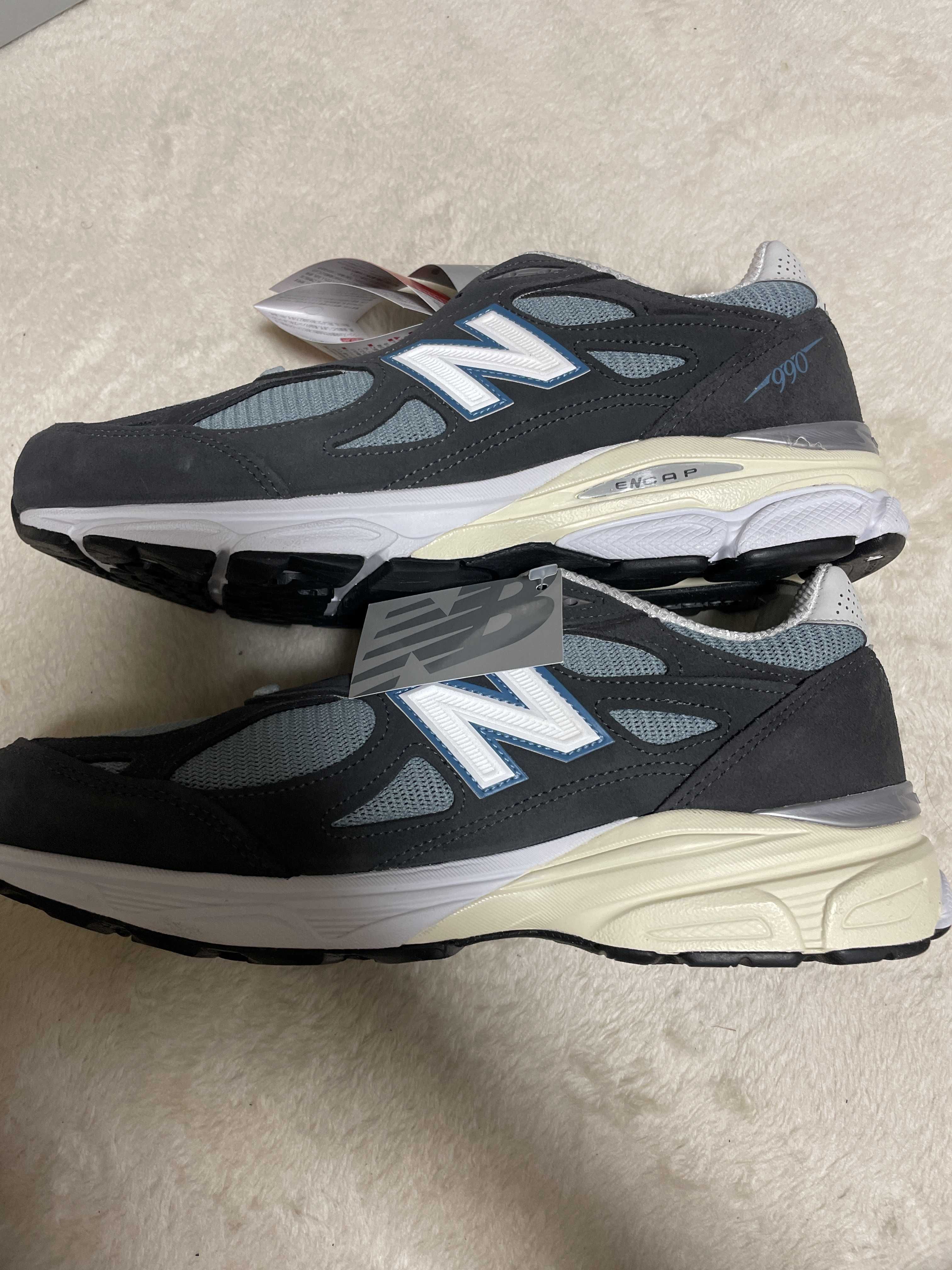 KITH × New Balance 990V3 "Steel Blue"