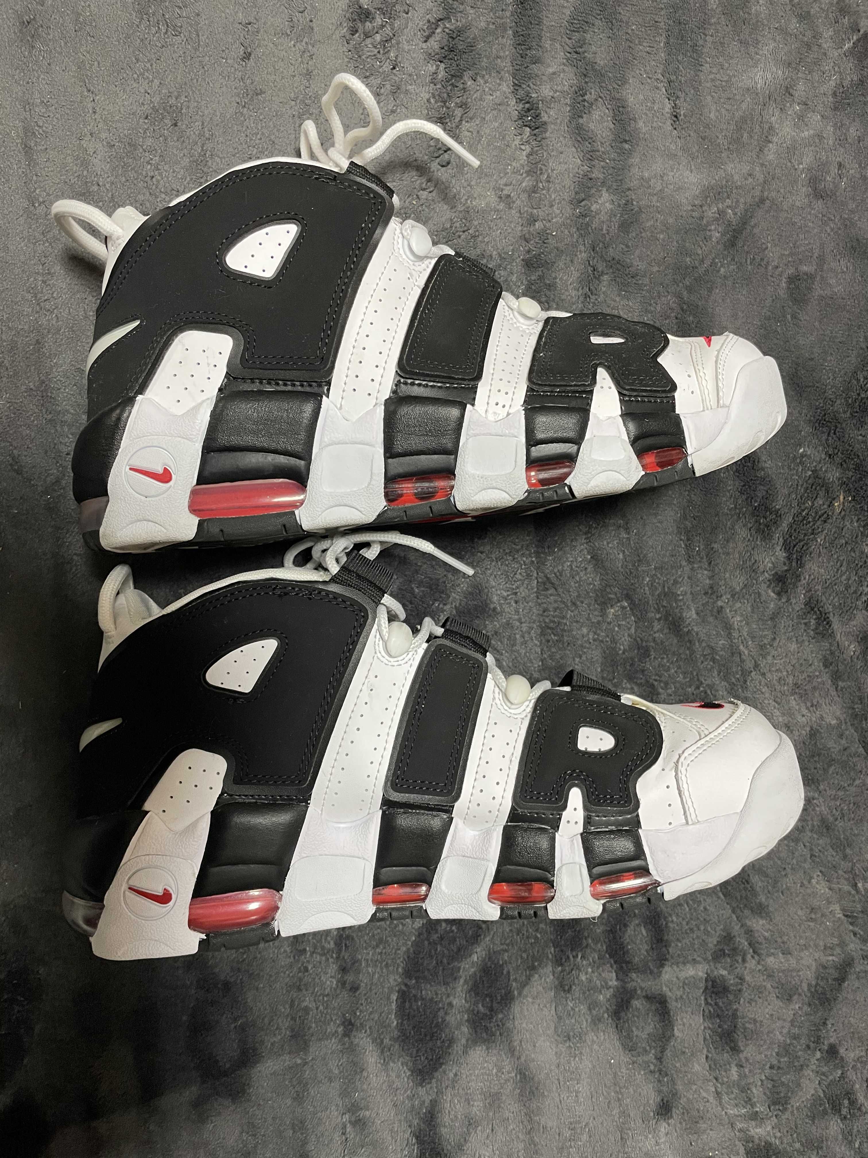 NIKE AIR MORE UPTEMPO "WHITE/BLACK/UNIVERSITY RED"(2020)