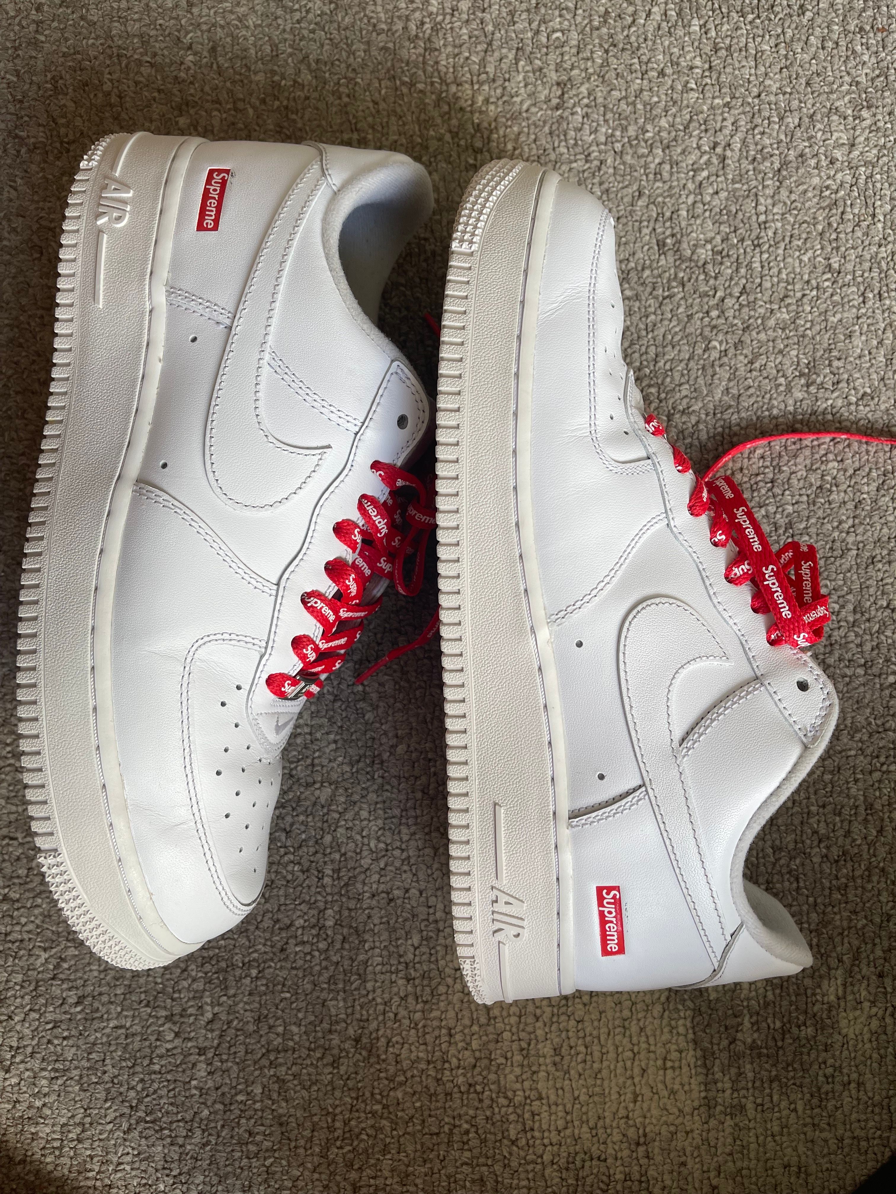 Supreme × Nike Air Force 1 Low "White"