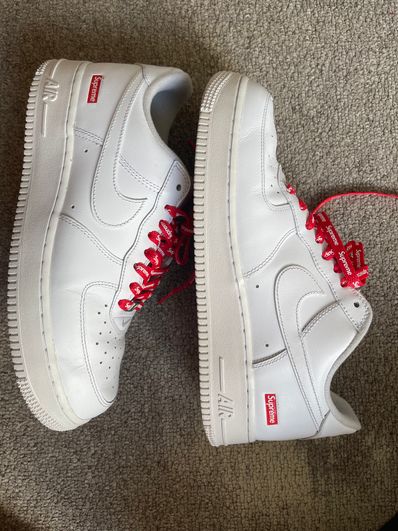 Supreme × Nike Air Force 1 Low "White"