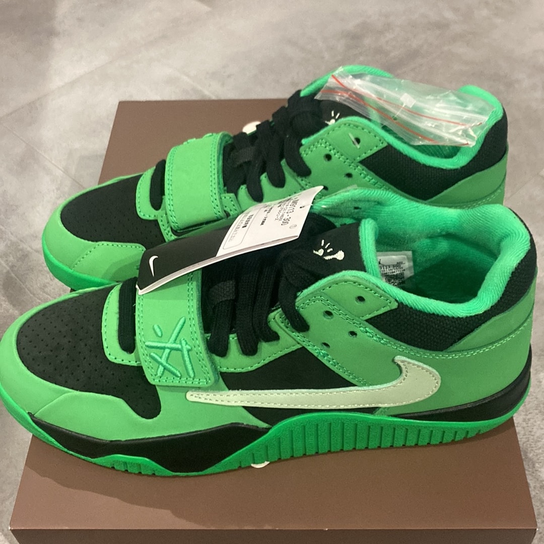 Travis Scott × Nike Jordan Jumpman Jack CJ1 T-Rexx "Green Spark"