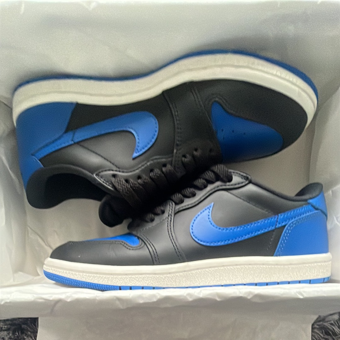 Nike Air Jordan 1 Low '85 "Black and Royal Blue"