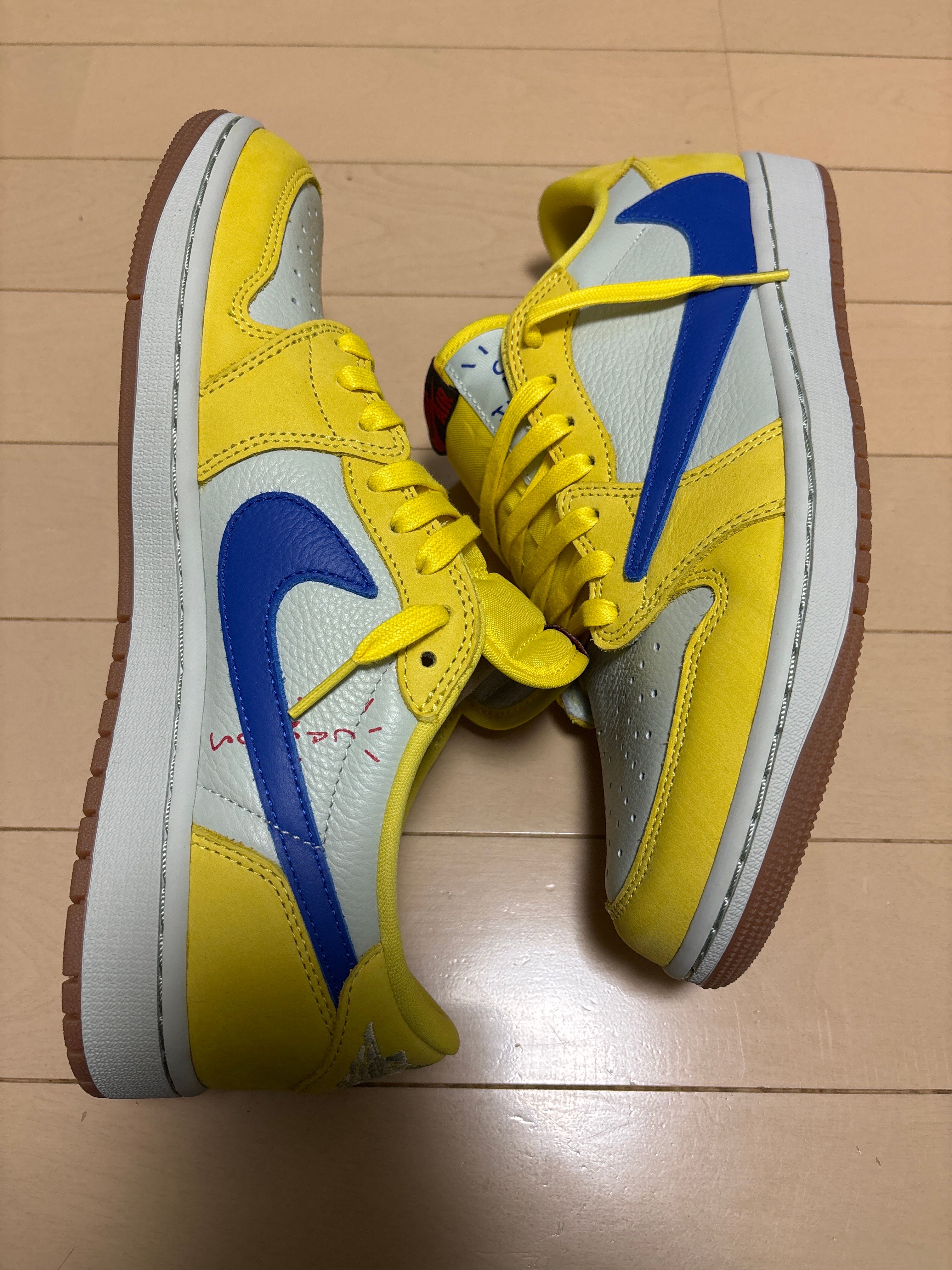 Travis Scott × Nike Women's Air Jordan 1 Retro Low OG "Canary"