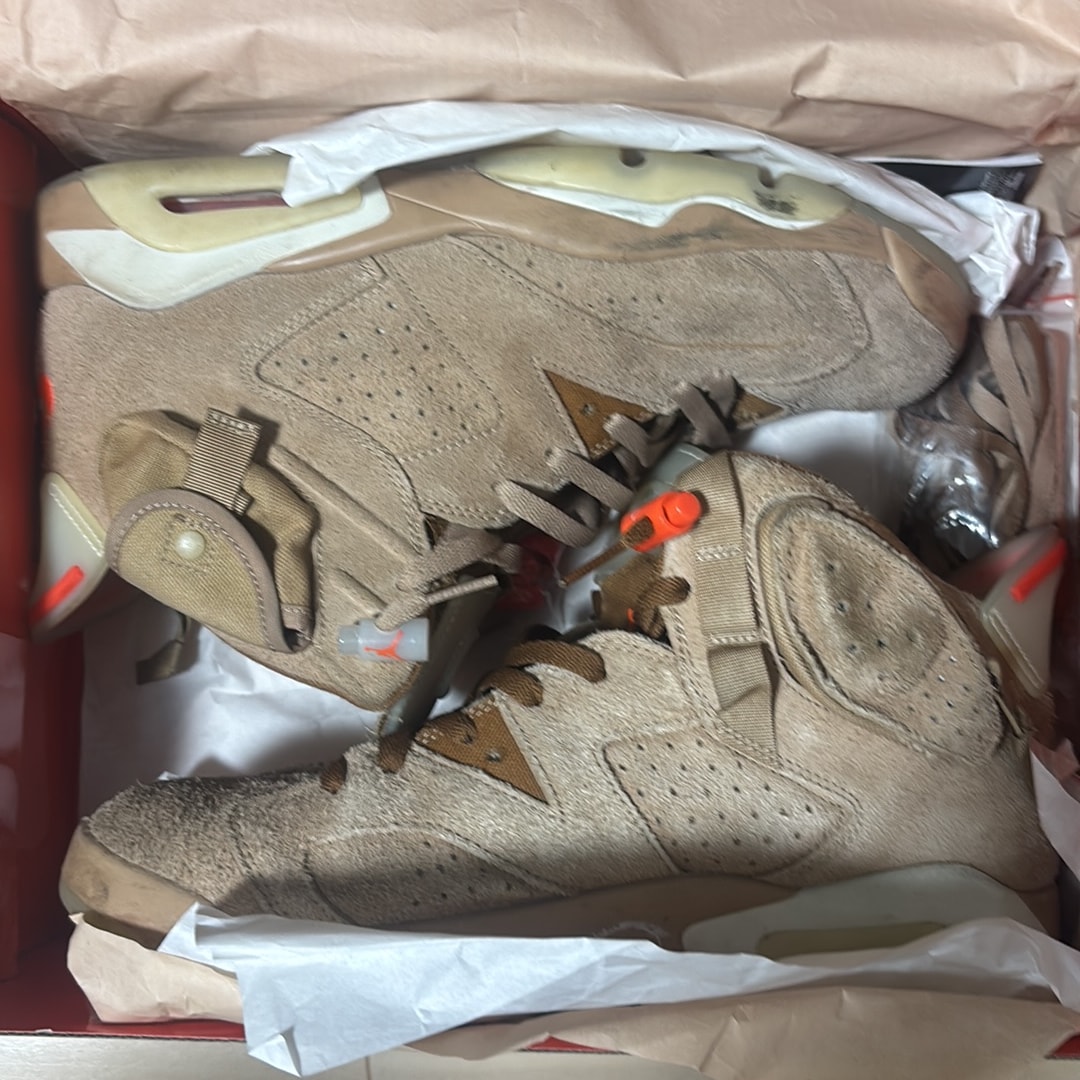 Travis Scott × Nike Air Jordan 6 "British Khaki"