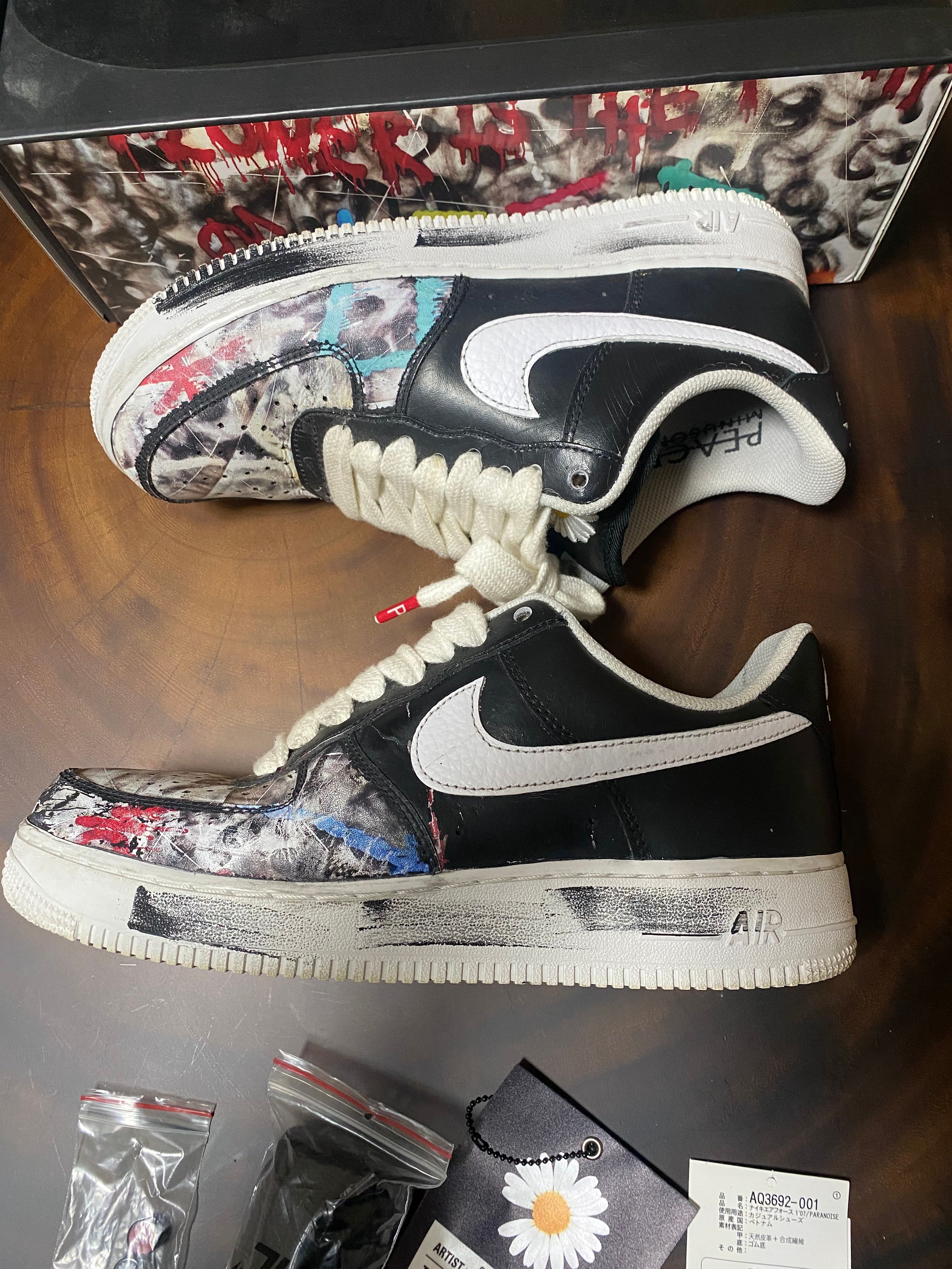 PEACEMINUSONE × Nike Air Force 1 Low Para Noise "Black" / G-DRAGON