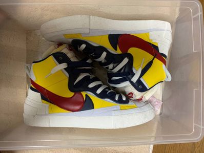 sacai × Nike Blazer Mid "Varsity Maize/Varsity Red"