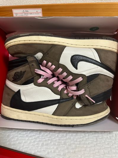 Travis Scott × Nike Air Jordan 1 Retro High OG TS SP "Sail/Dark Mocha"
