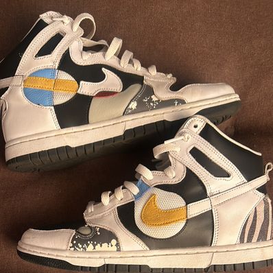 Nike Women's Dunk High "White and Black"