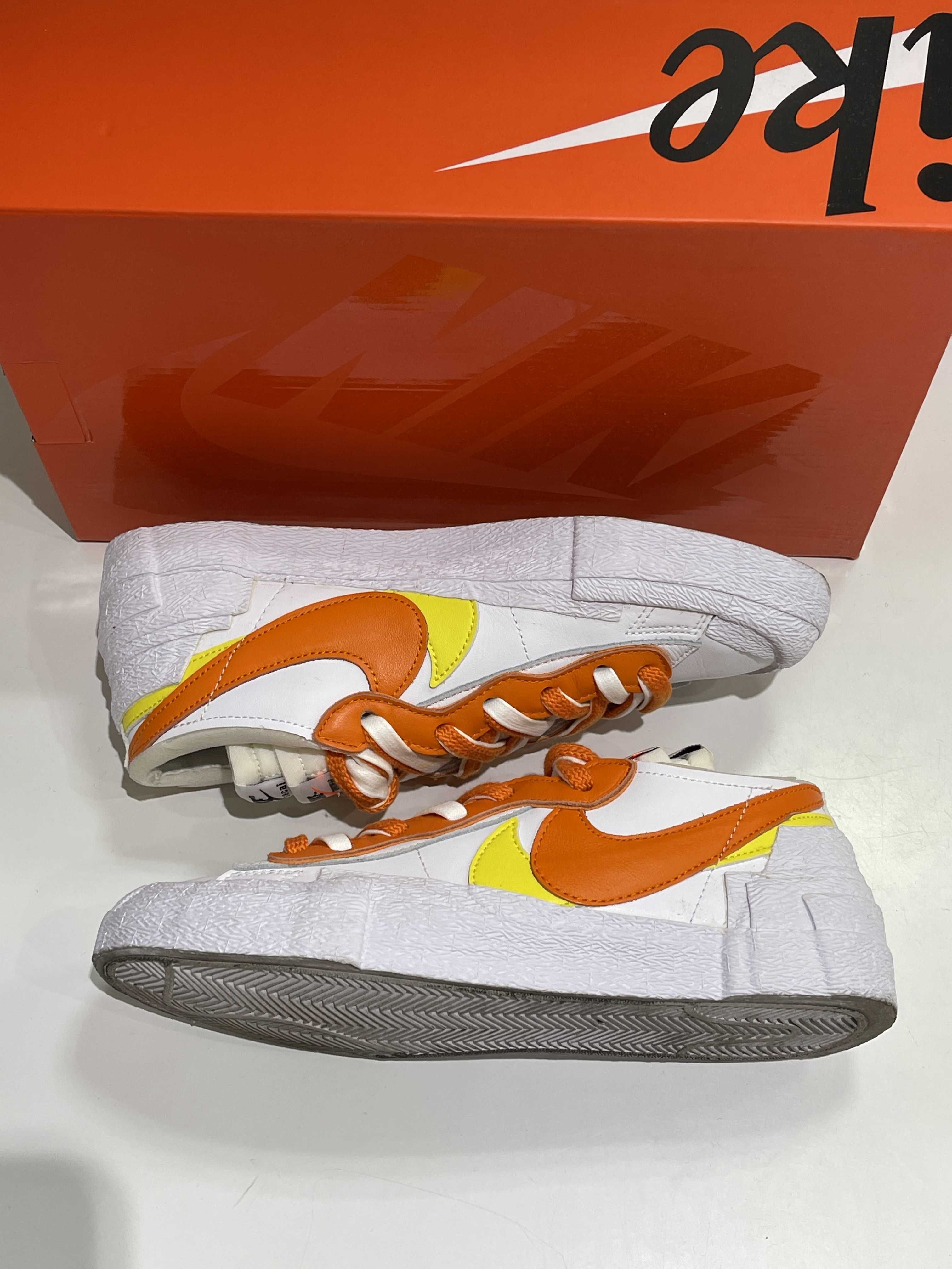 SACAI × NIKE BLAZER LOW "MAGMA ORANGE"