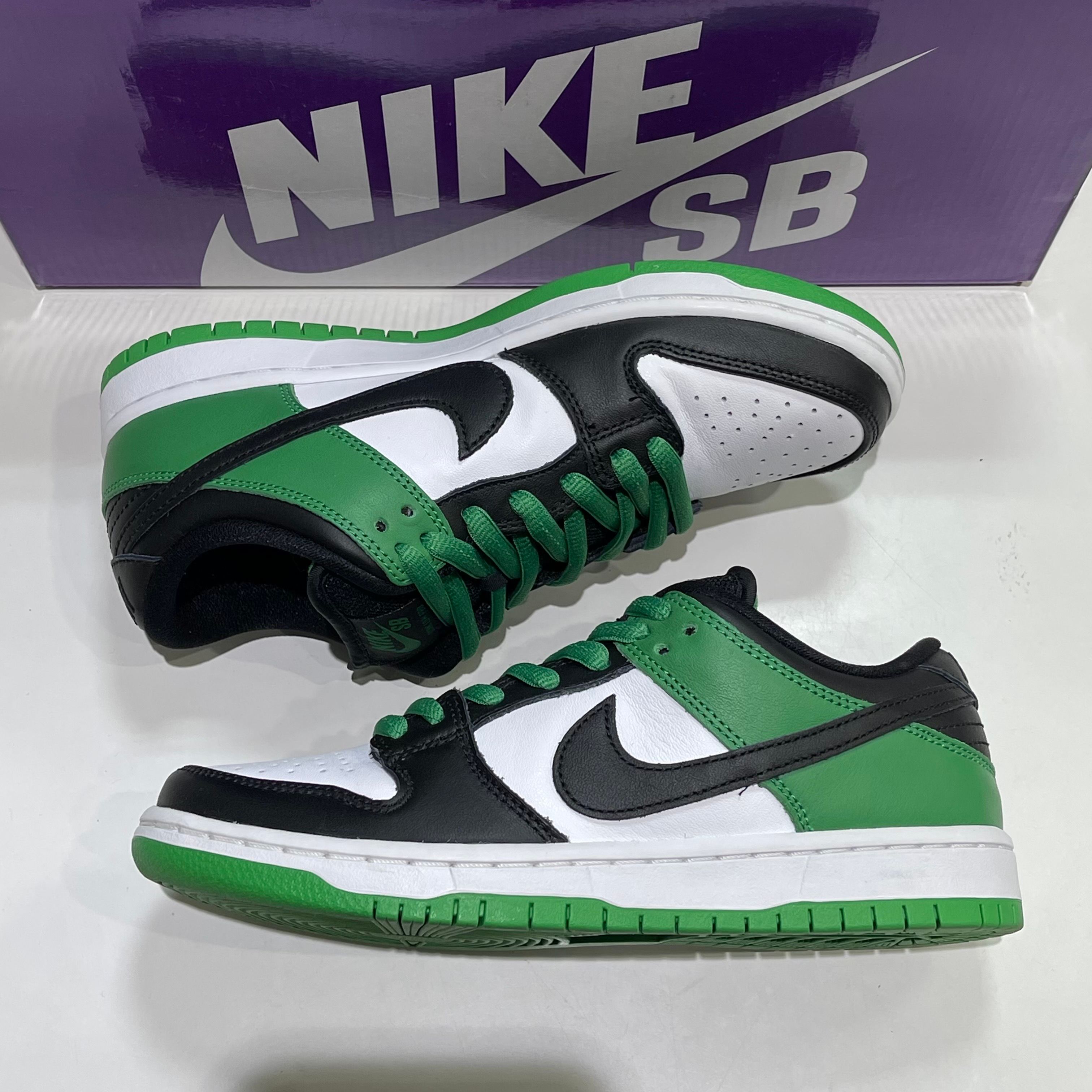 Nike SB Dunk Low Pro "Black and Classic Green"