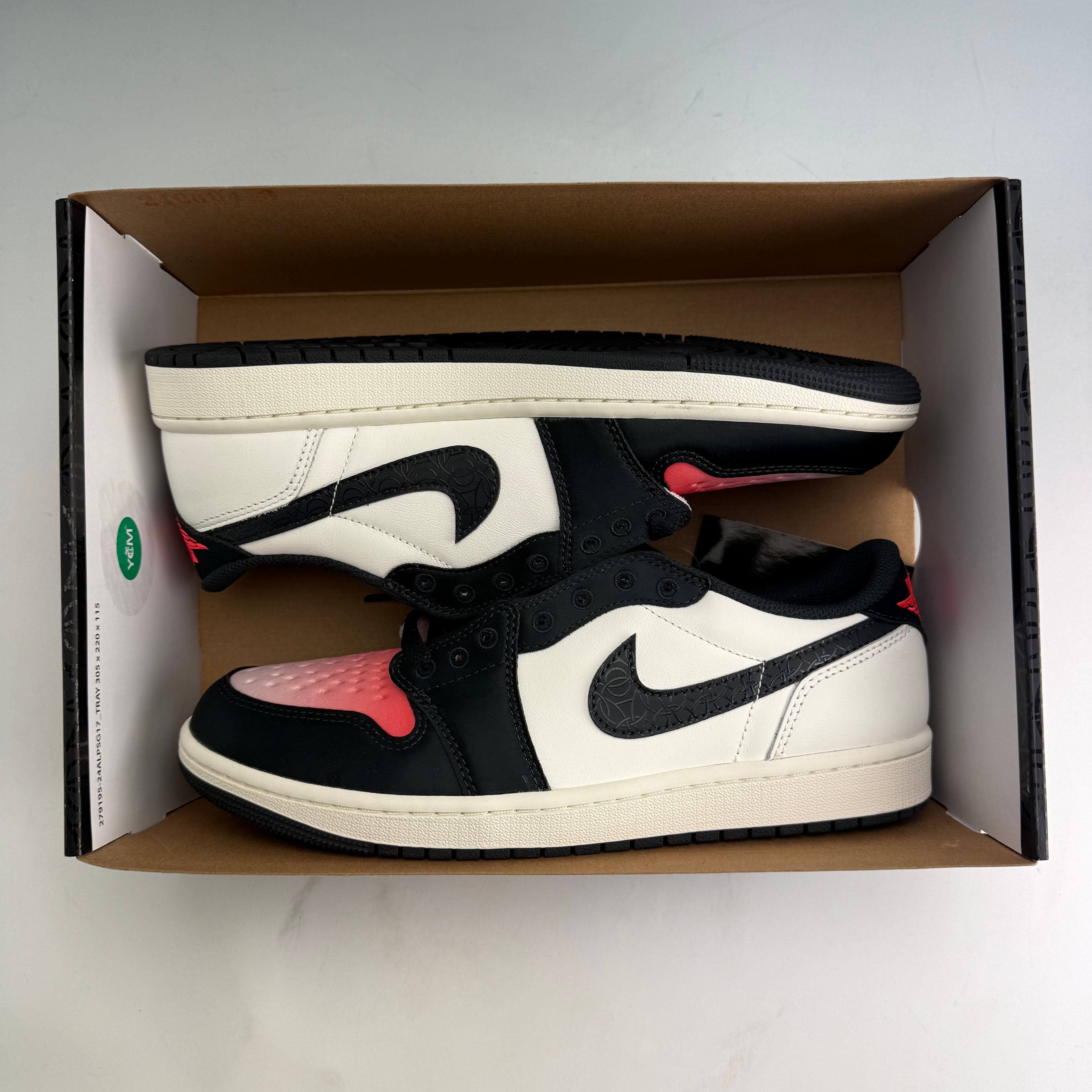 Paris Saint-Germain (PSG) × Nike Air Jordan 1 Low OG "Sail and Off Noir"