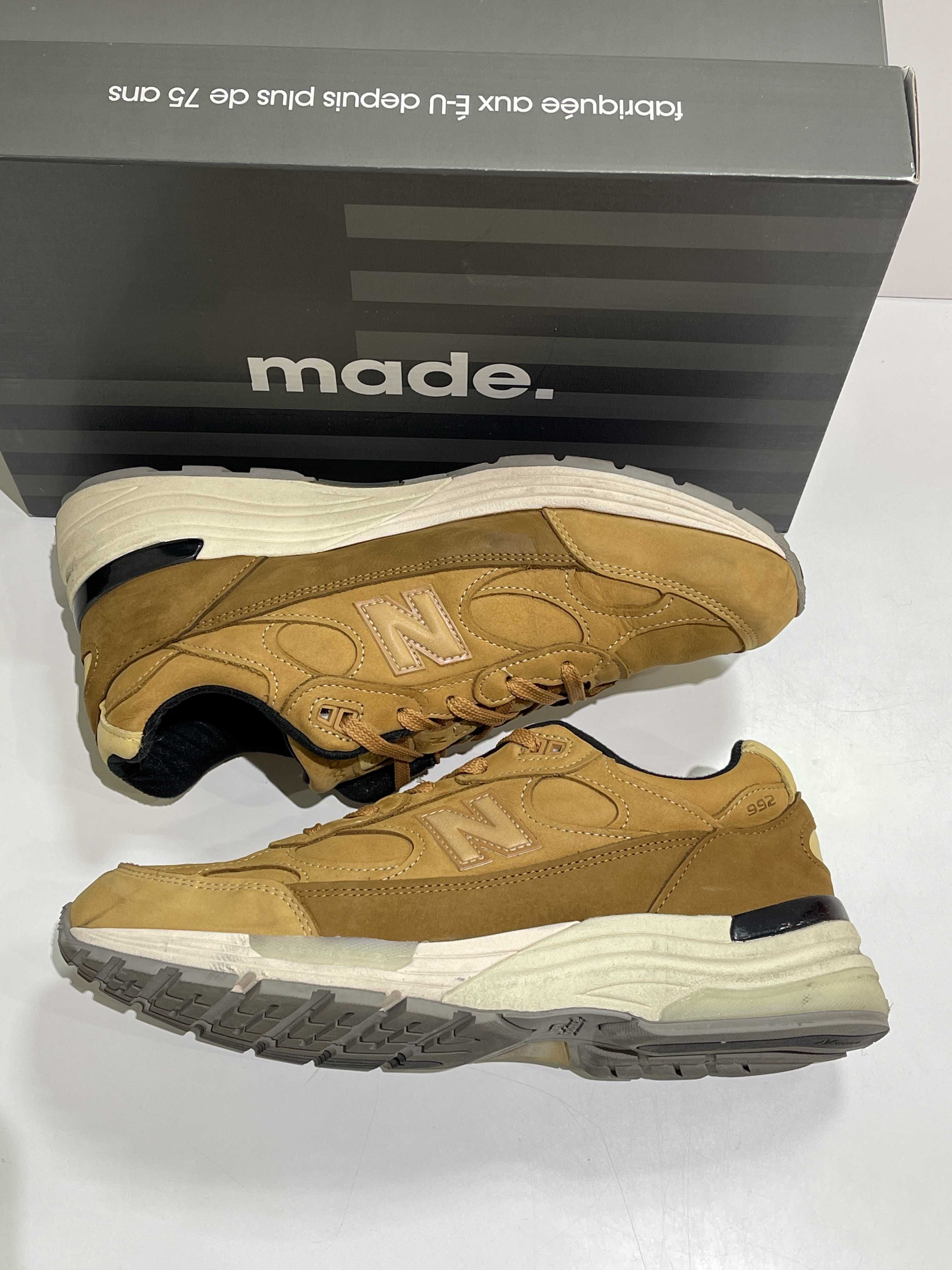 New Balance 992 Made in USA "Tan/Brown"
