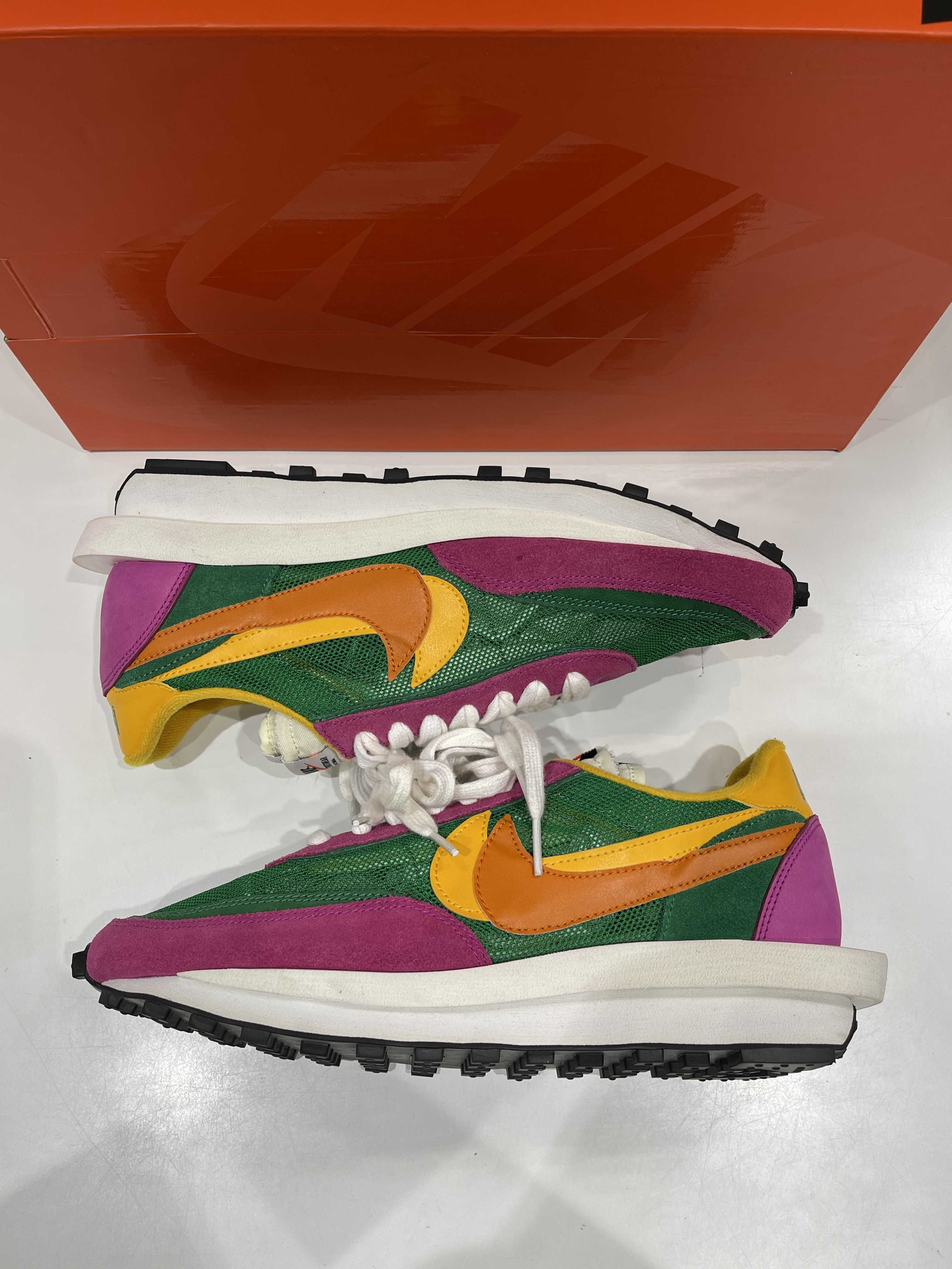 sacai × NIKE LDV WAFFLE "PINE GREEN"