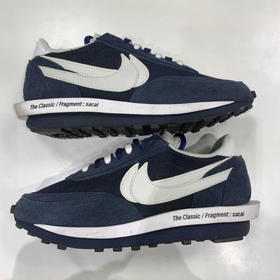 Fragment × sacai × Nike LD Waffle "Blackended Blue"