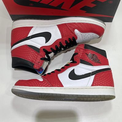 Spiderman × Nike Air Jordan 1 Origin Story "Gym Red/White/Photo Blue/Black"
