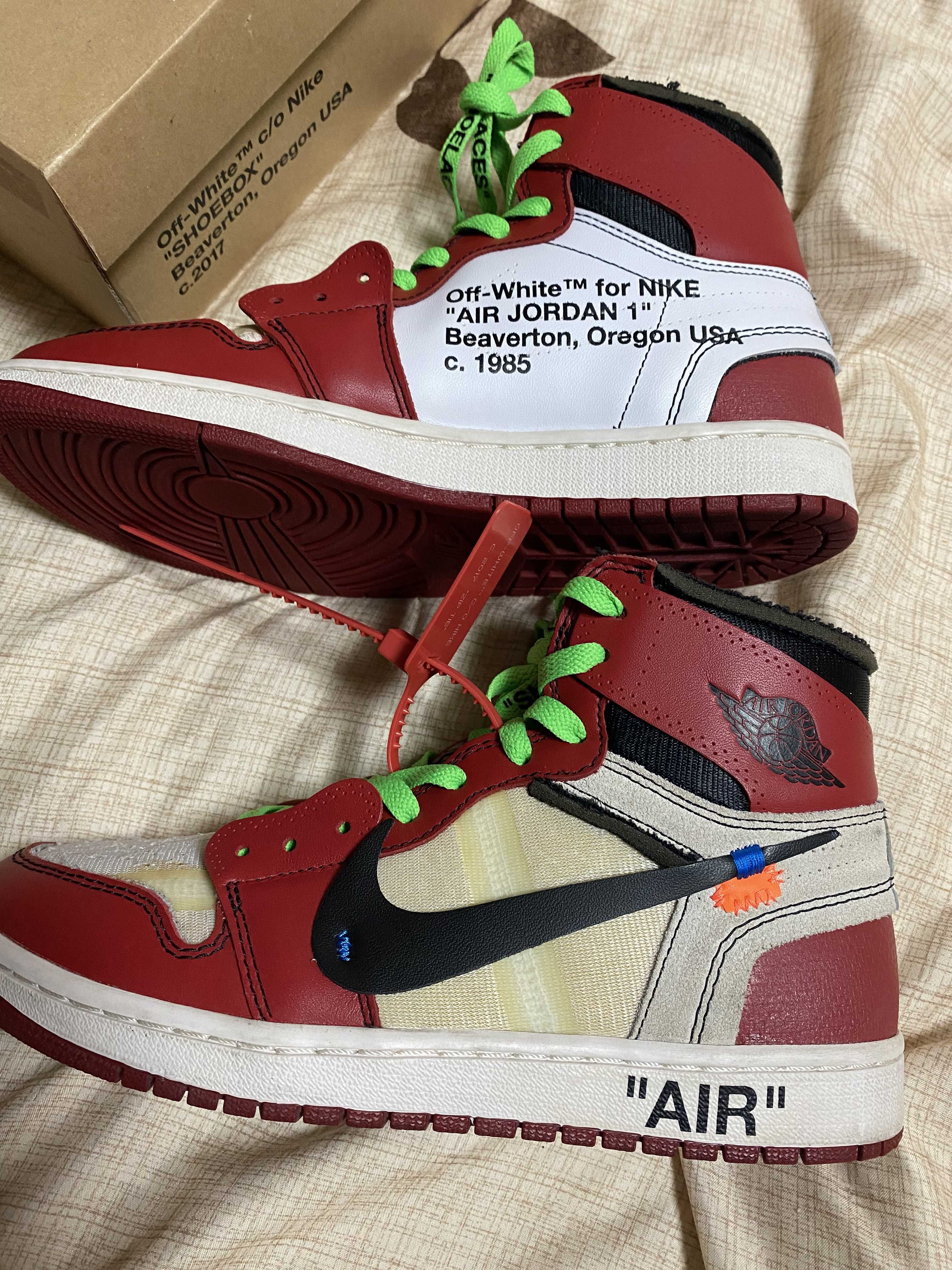 Off-White × Nike Air Jordan 1 Retro High The Ten "Chicago"