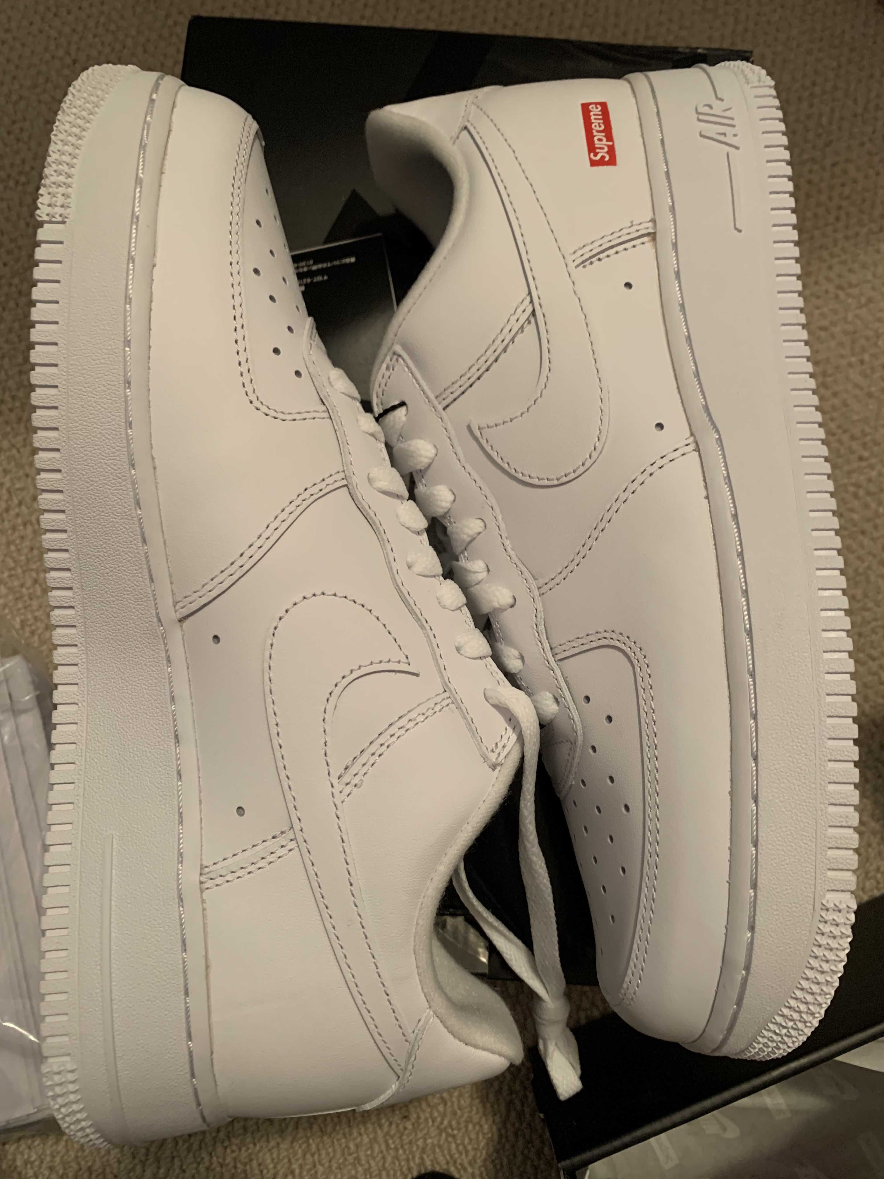 Supreme × Nike Air Force 1 Low "White"