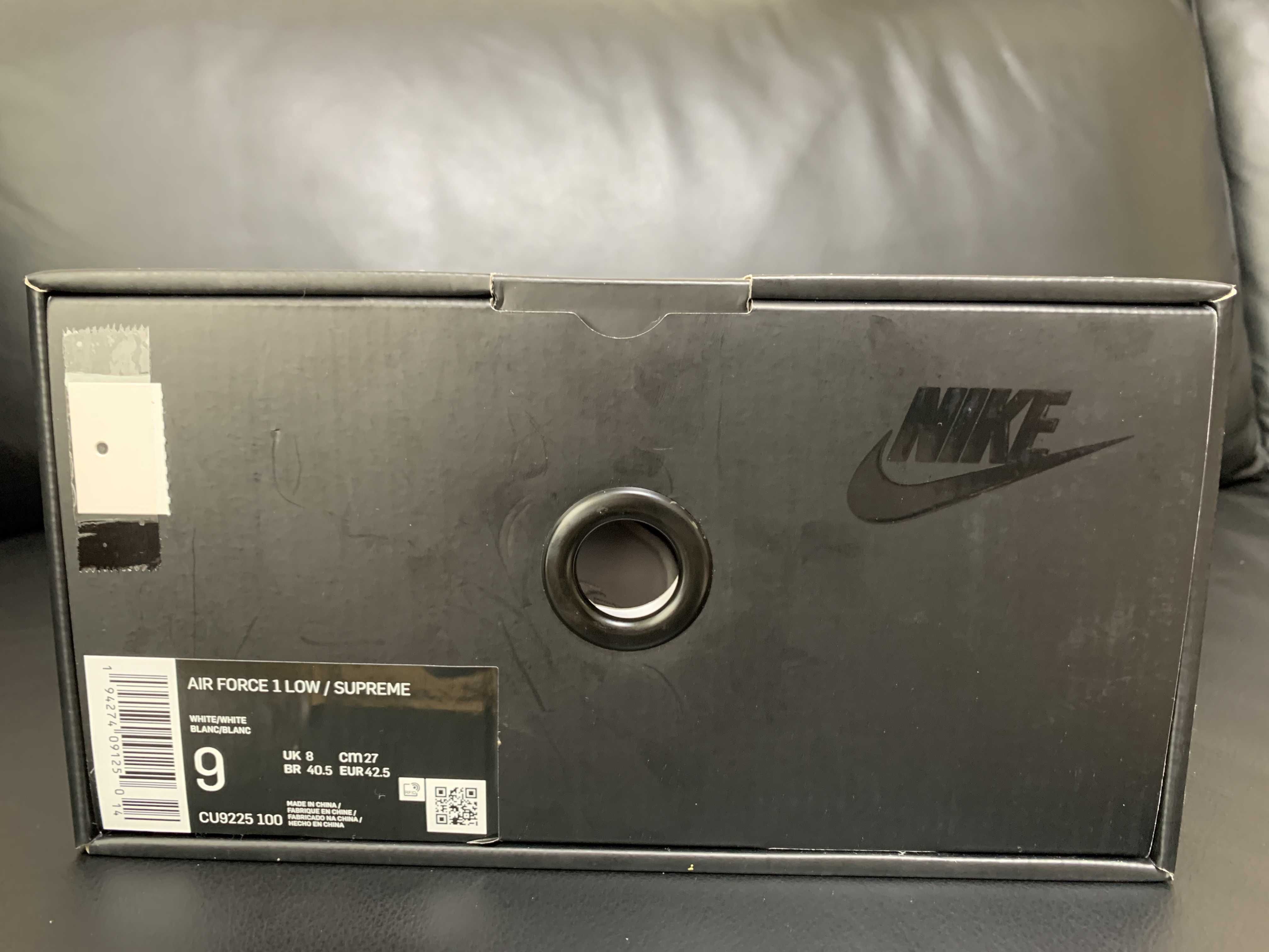 Supreme × Nike Air Force 1 Low "White"