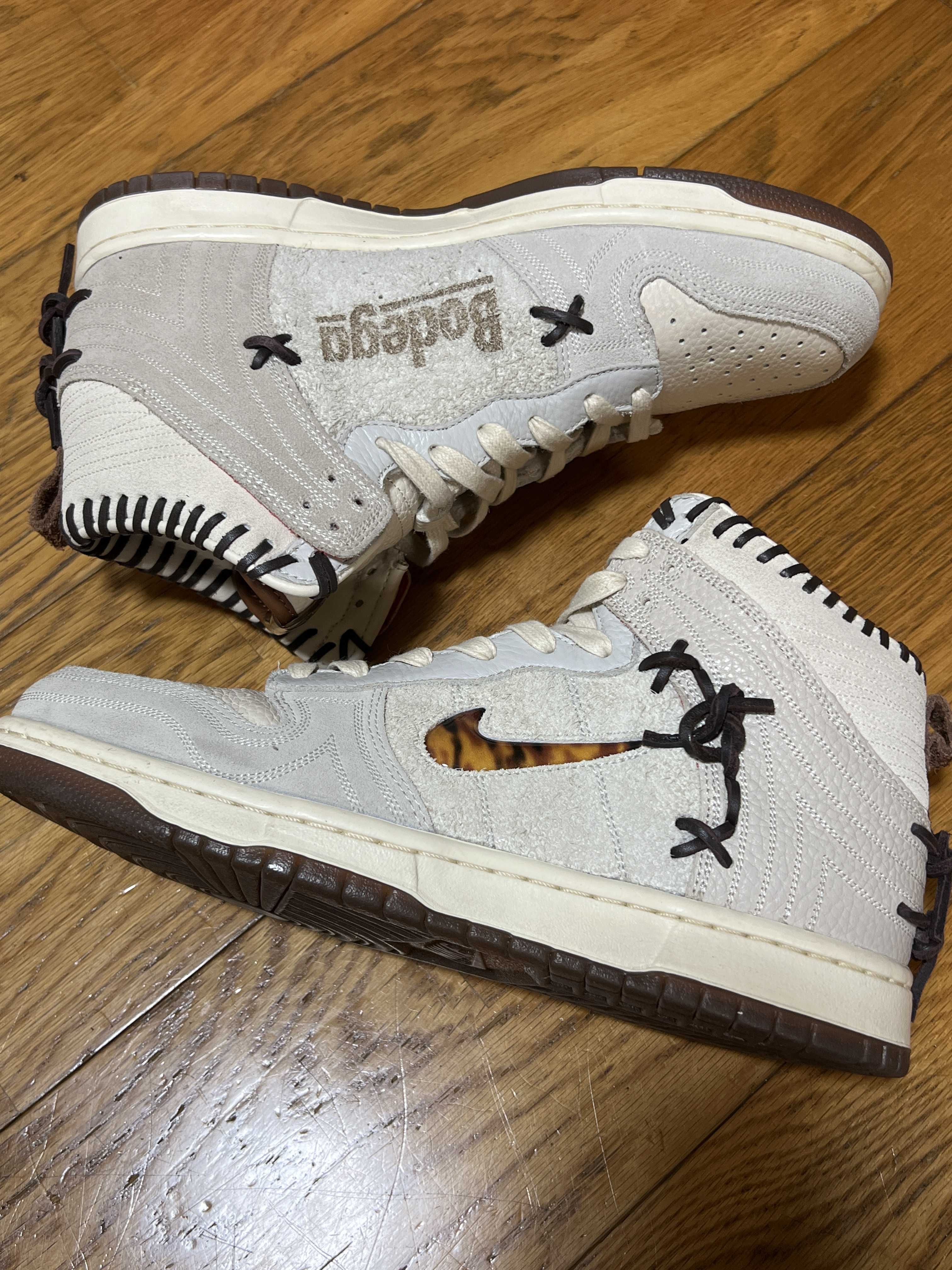 Bodega × Nike Dunk High "Legend Fauna Brown"