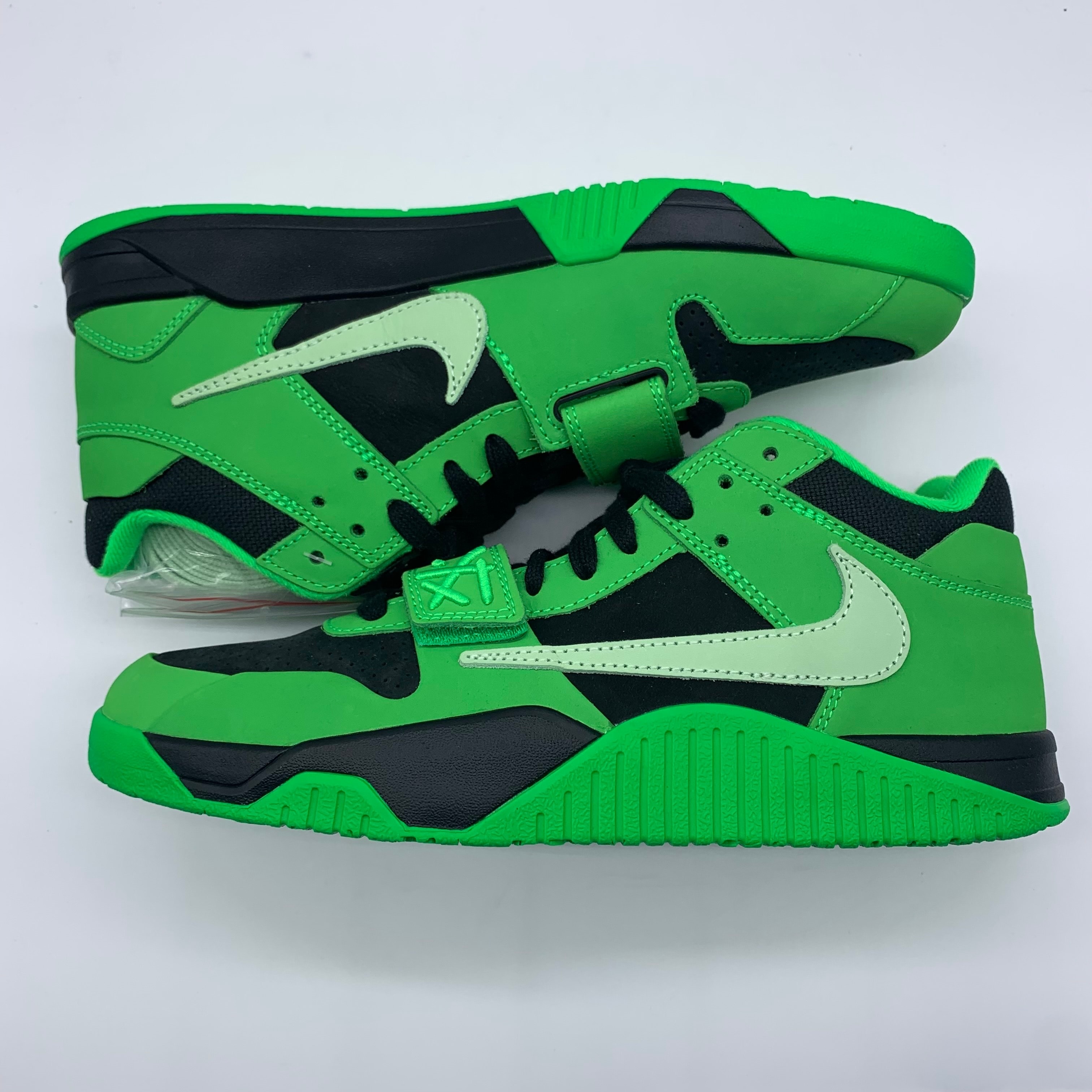 Travis Scott × Nike Jordan Jumpman Jack CJ1 T-Rexx "Green Spark"