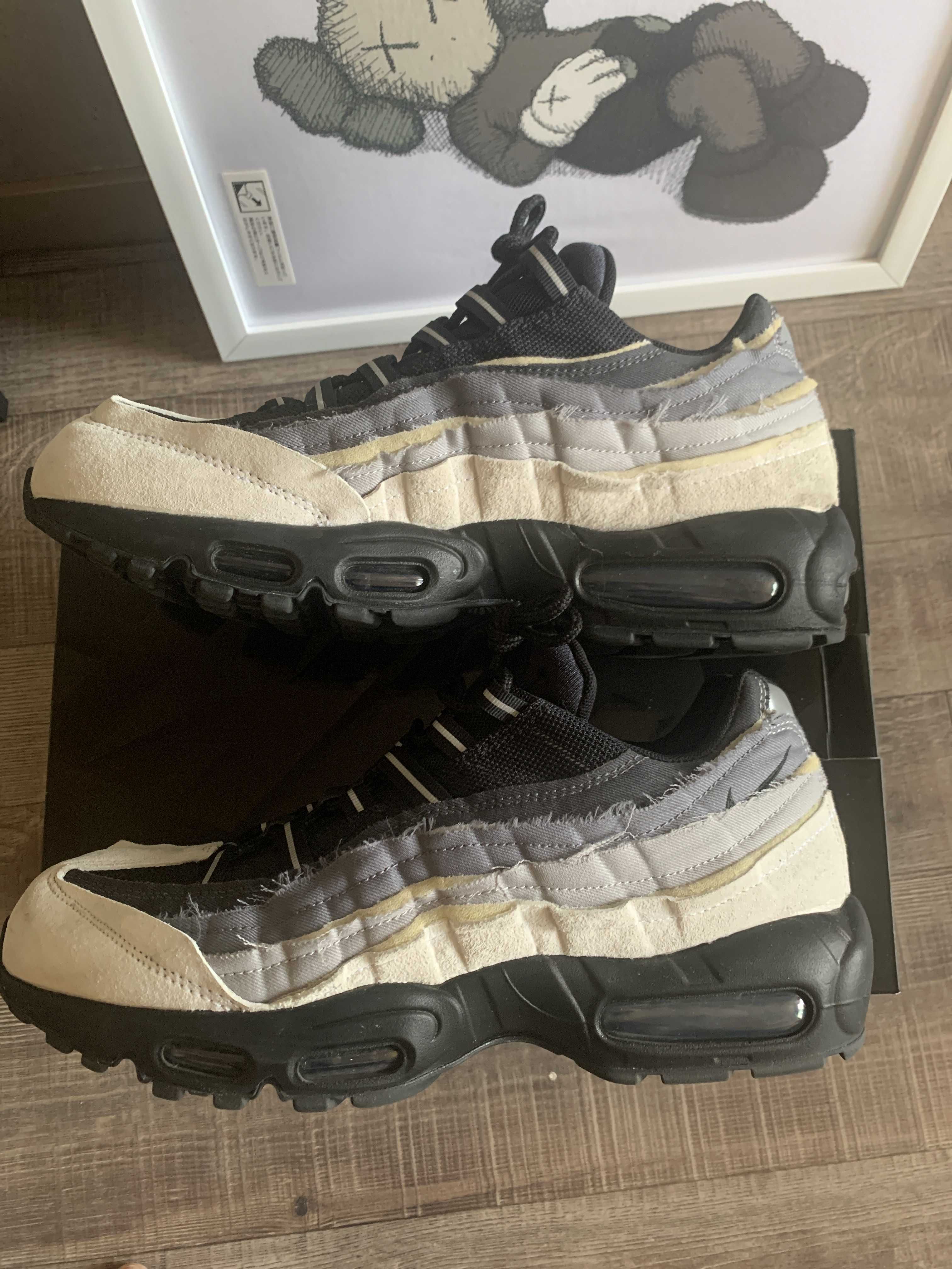 COMME des GARCONS × Nike Air Max 95 "Charcoal"
