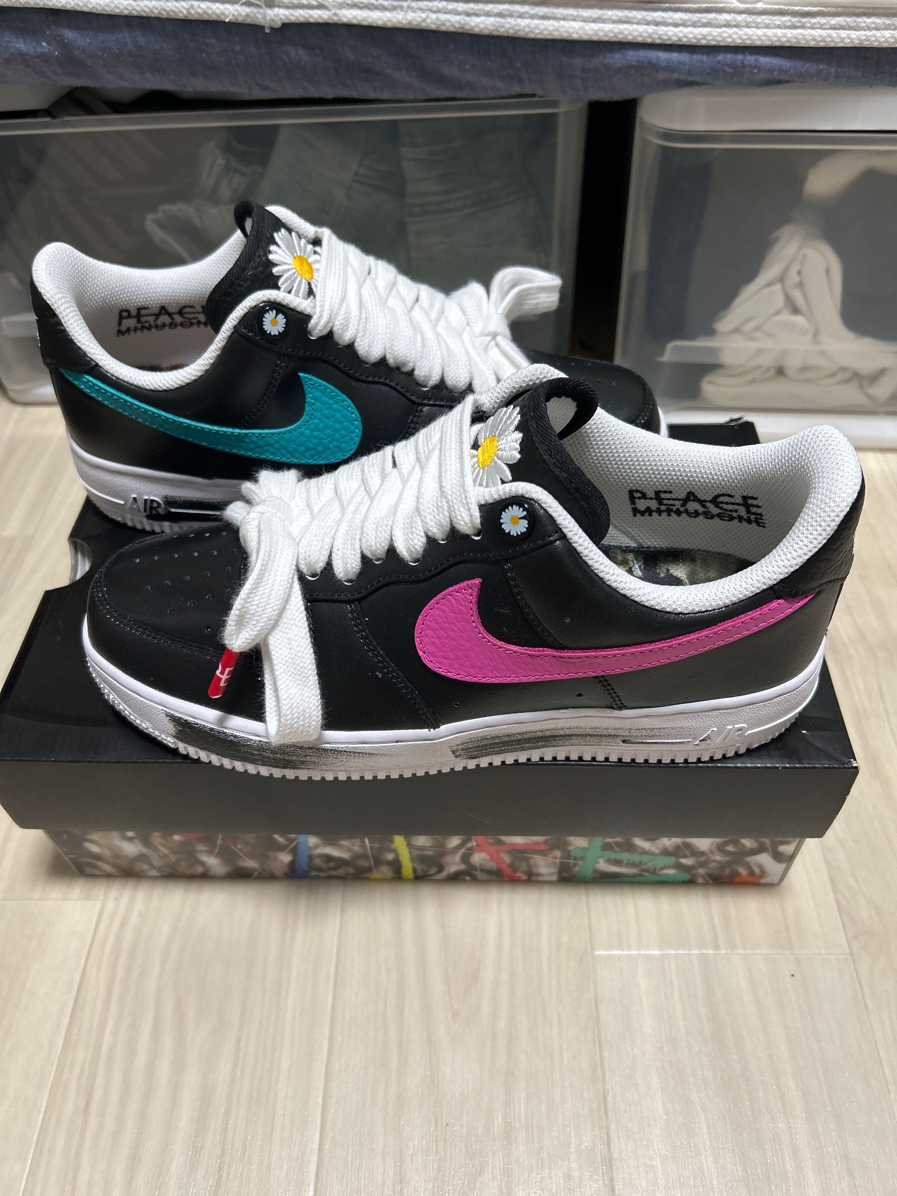 PEACEMINUSONE × Nike Air Force 1 Low '07 Para-Noise 3.0 "Black and Multi-Color" / G-DRAGON